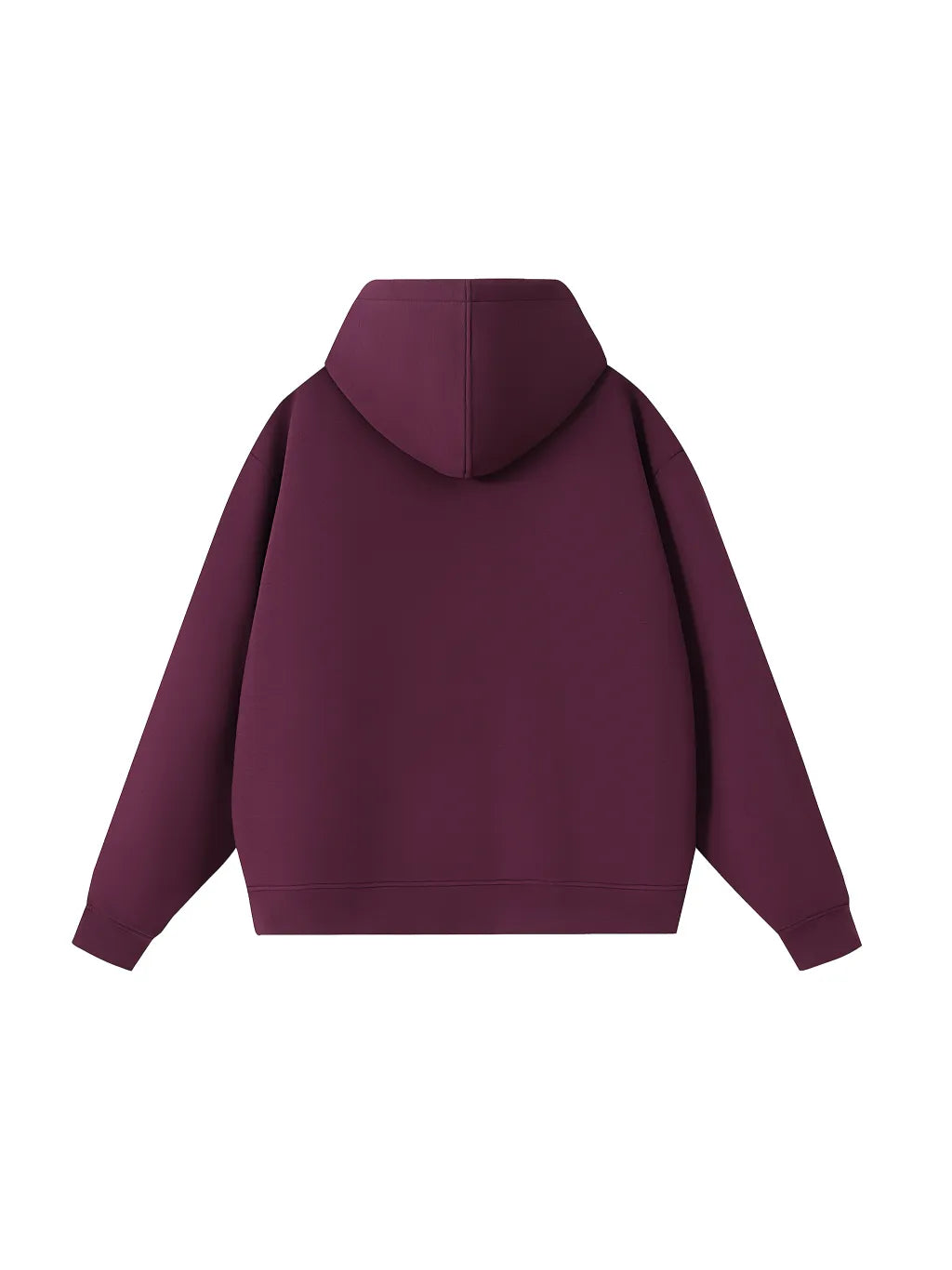 LUXURY TERMINAL - Essential Heavyweight High Neck Zip-Up Hoodie