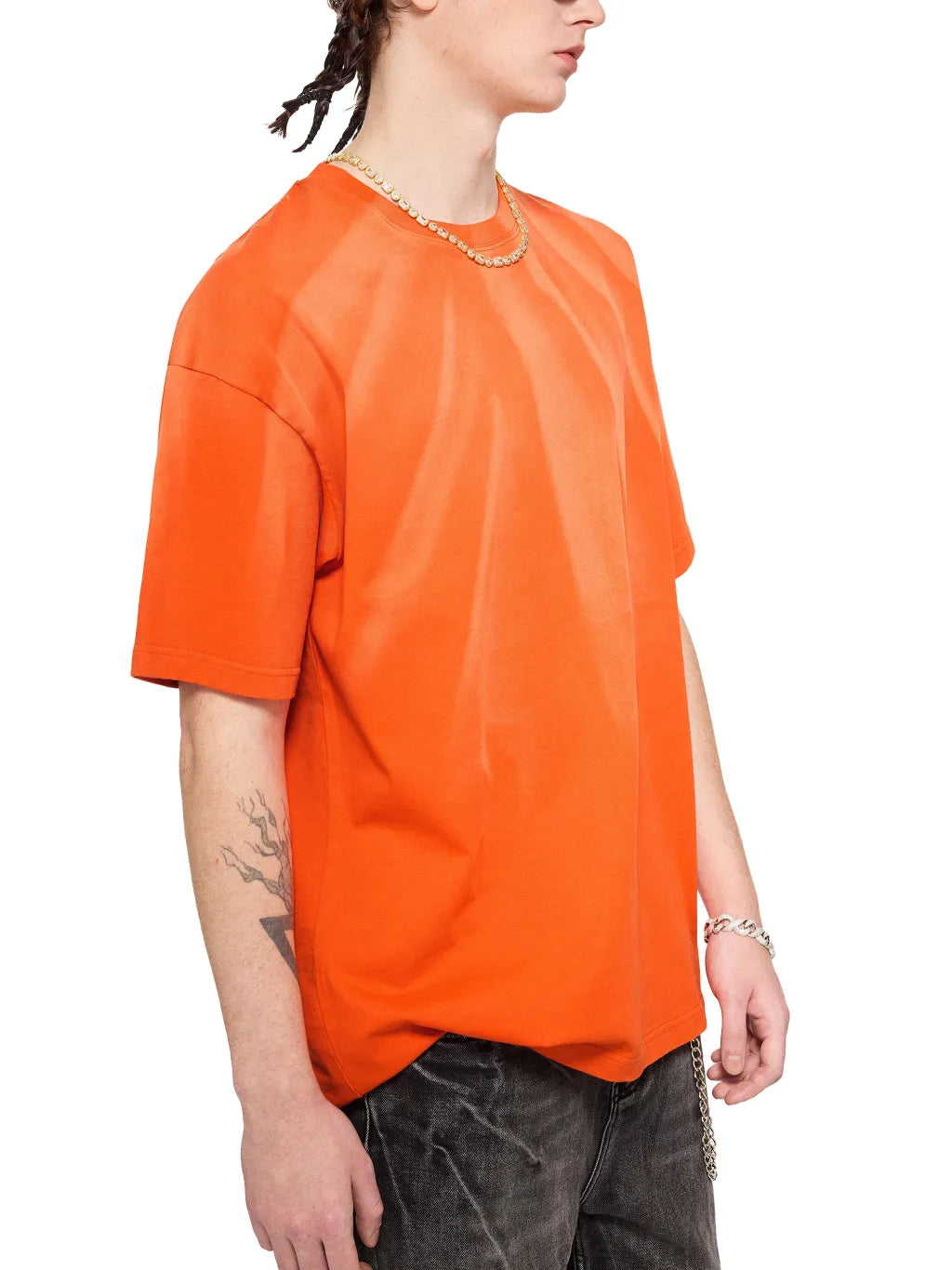 LUXURY TERMINAL - Hand-Scrunched Sunfade T-Shirt
