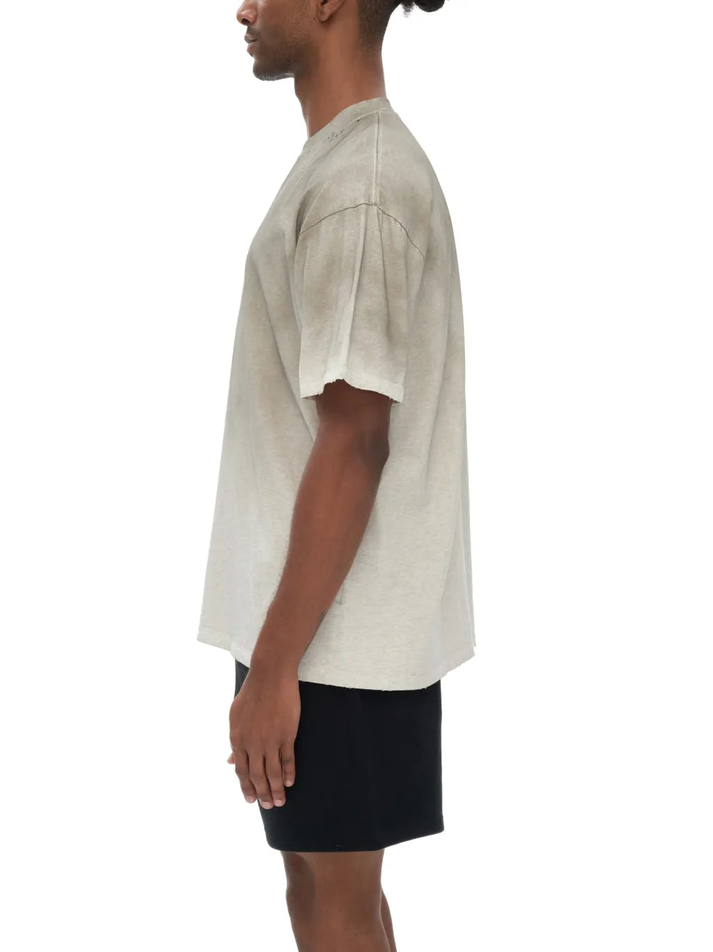 LUXURY TERMINAL - Vintage Washed Frayed T-Shirt