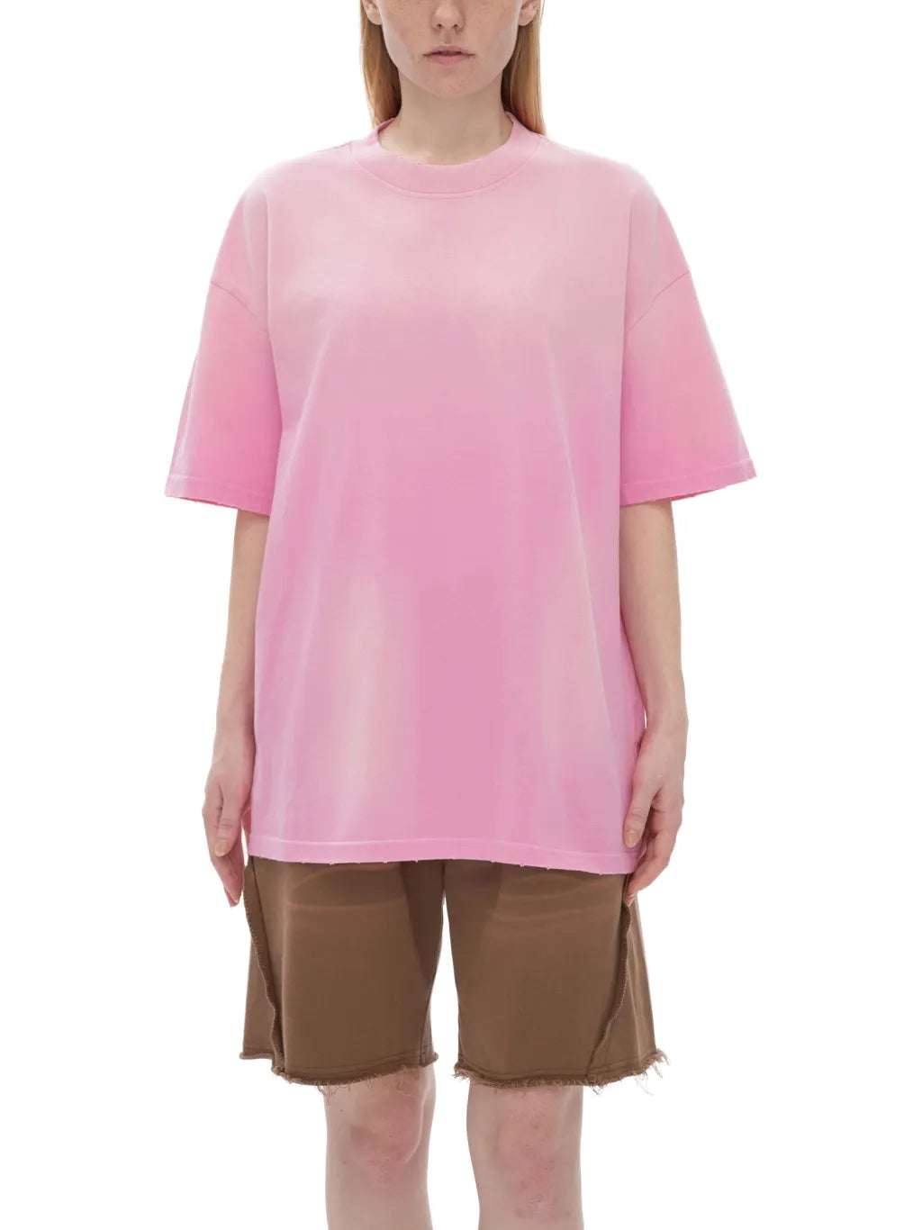 LUXURY TERMINAL - Hand-Frayed Sunfade T-Shirt