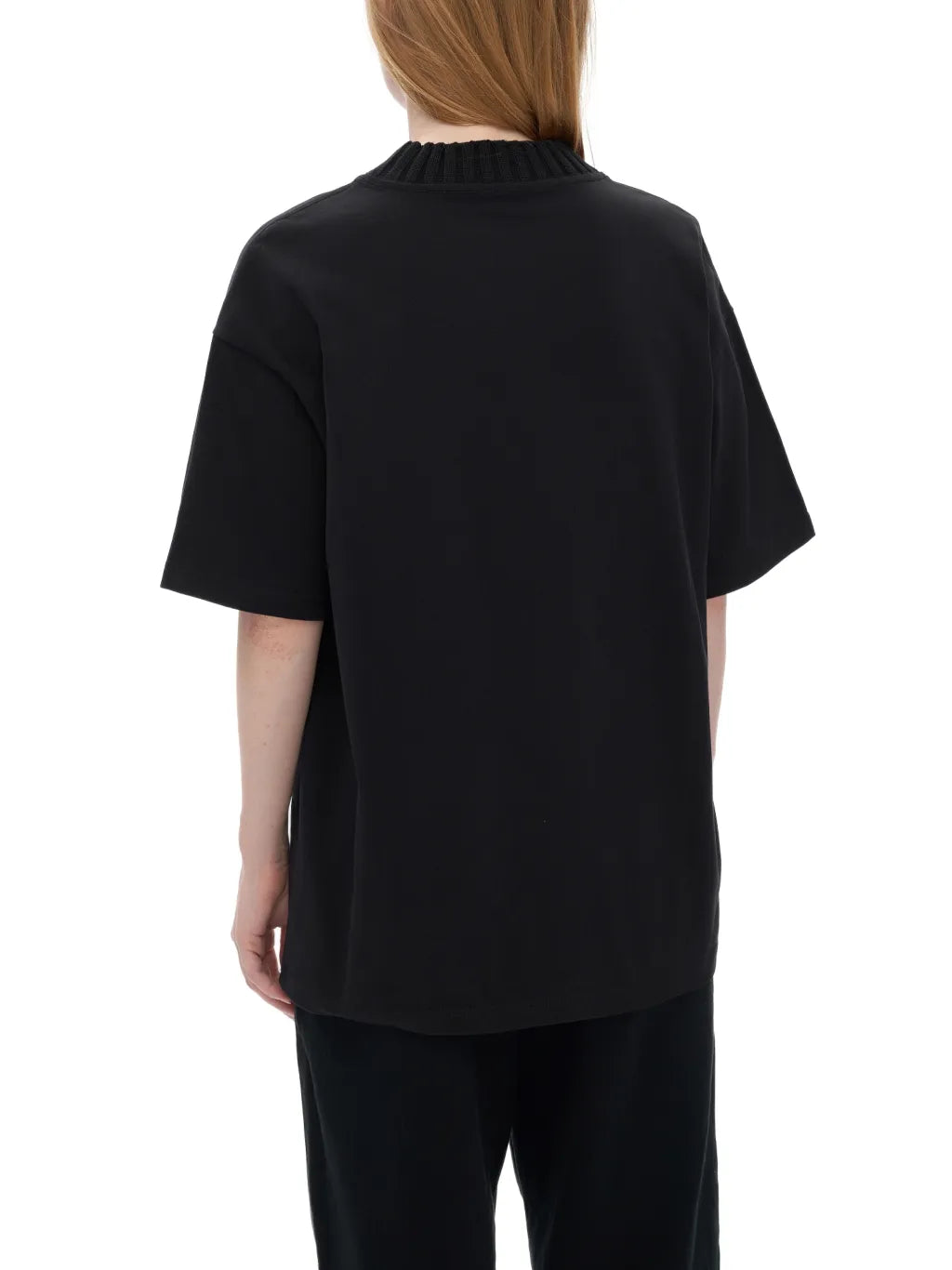 LUXURY TERMINAL - Heavyweight Knitted Round Neck T-Shirt