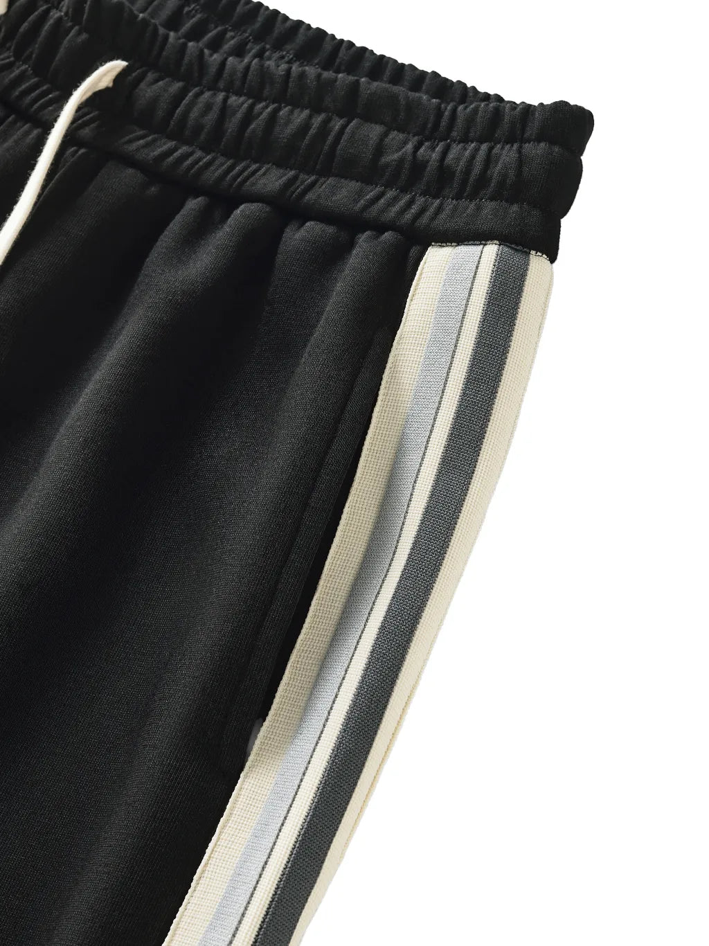 LUXURY TERMINAL - Contrast Side-Stripe Straight-Leg Pants