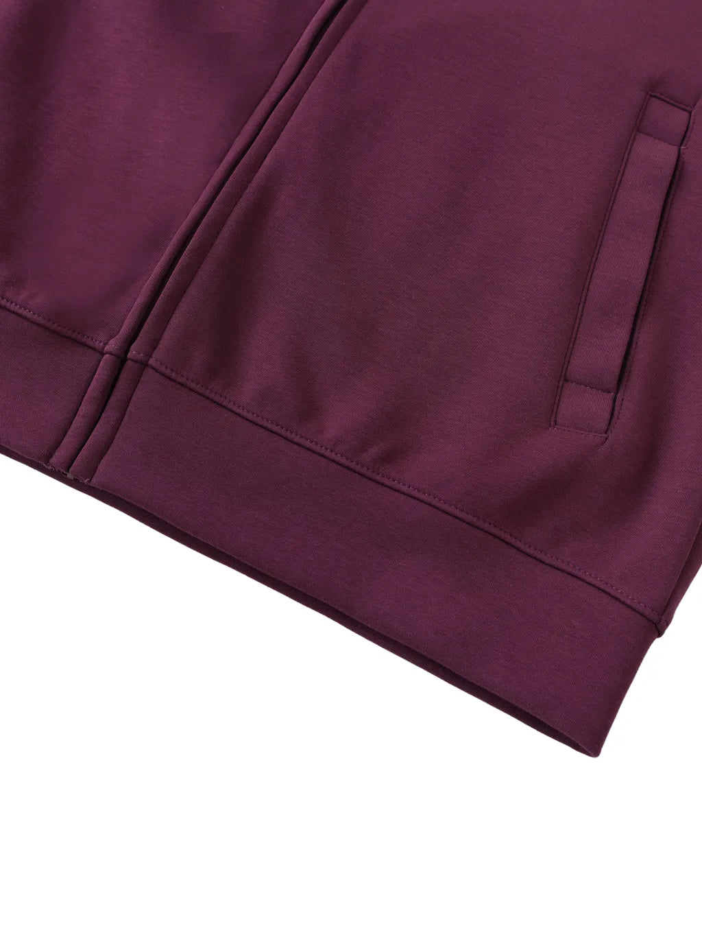 LUXURY TERMINAL - Essential Heavyweight High Neck Zip-Up Hoodie