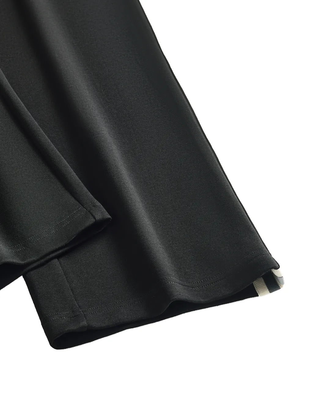 LUXURY TERMINAL - Contrast Side-Stripe Straight-Leg Pants