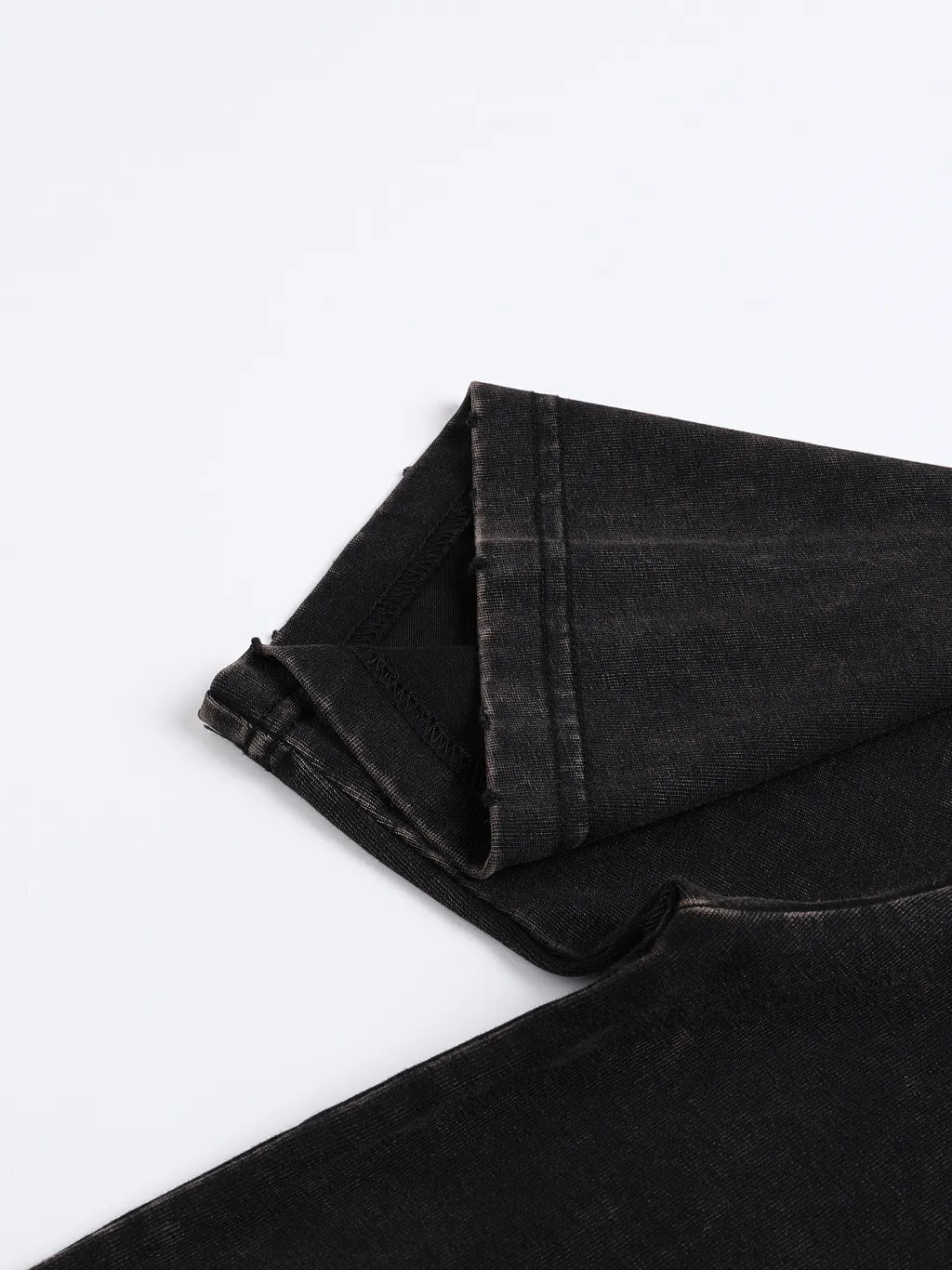 LUXURY TERMINAL - Vintage Washed Frayed Edge T-Shirt
