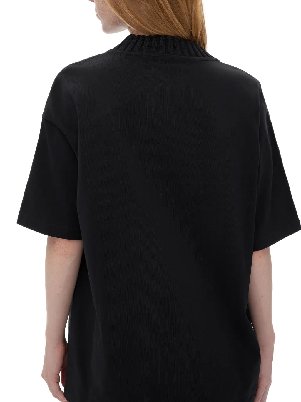 LUXURY TERMINAL - Heavyweight Knitted Round Neck T-Shirt