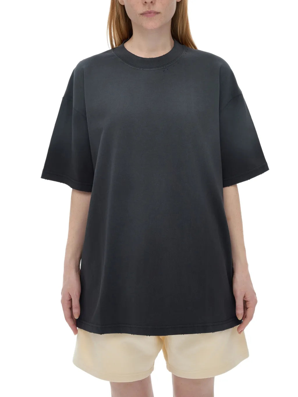 LUXURY TERMINAL - Vintage Washed Frayed T-Shirt