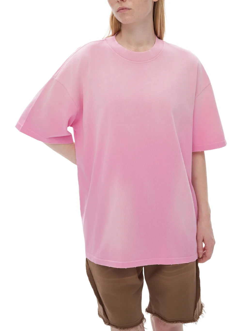 LUXURY TERMINAL - Hand-Frayed Sunfade T-Shirt