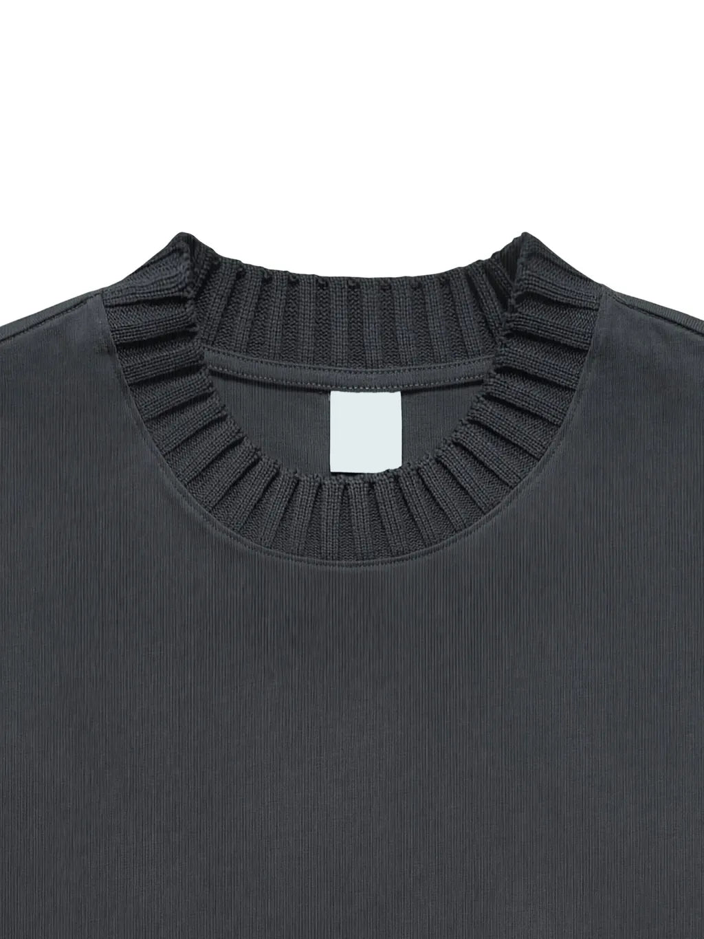 LUXURY TERMINAL - Heavyweight Knitted Round Neck T-Shirt