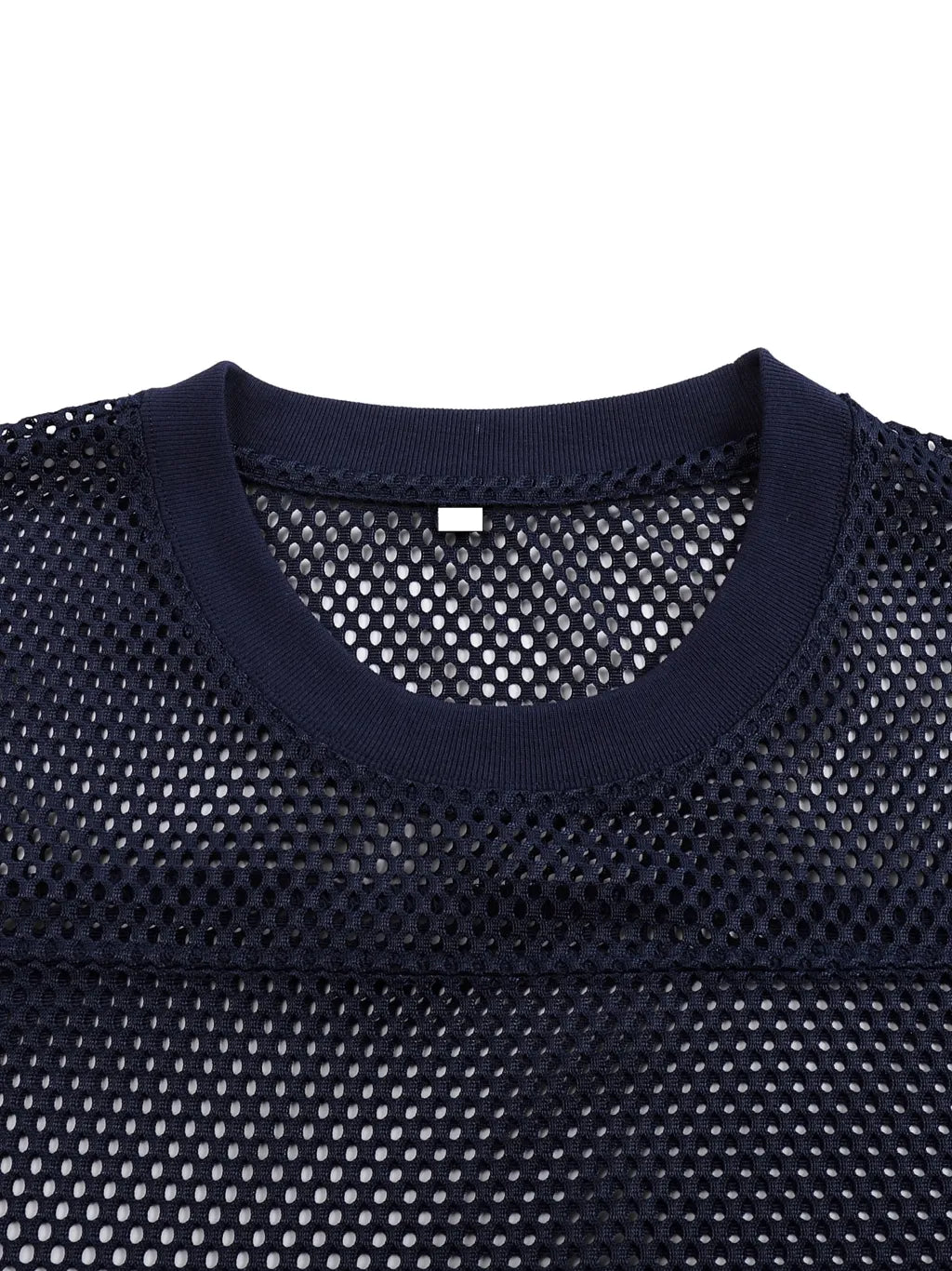 LUXURY TERMINAL - See-through Boxy Net T-Shirt
