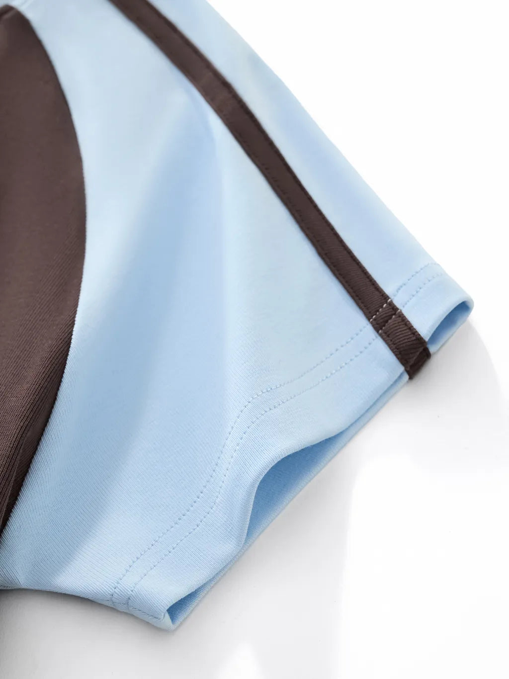 LUXURY TERMINAL - Contrast Stripes Bodycon Raglan Sleeve T-Shirt