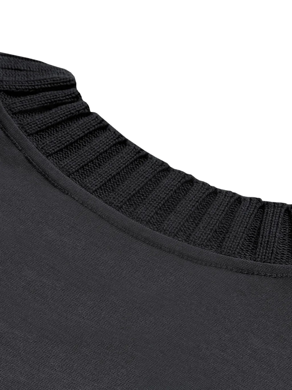 LUXURY TERMINAL - Heavyweight Knitted Round Neck T-Shirt
