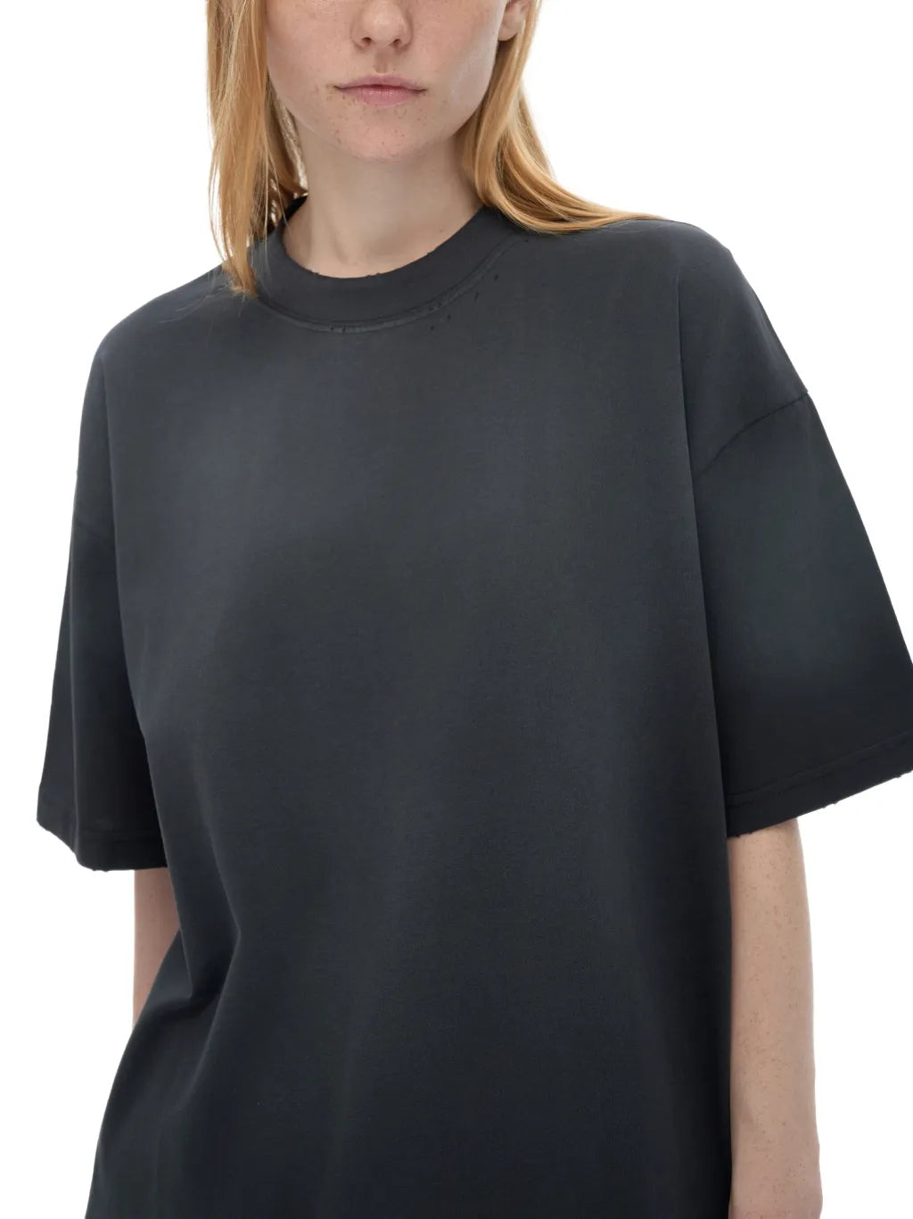 LUXURY TERMINAL - Vintage Washed Frayed T-Shirt