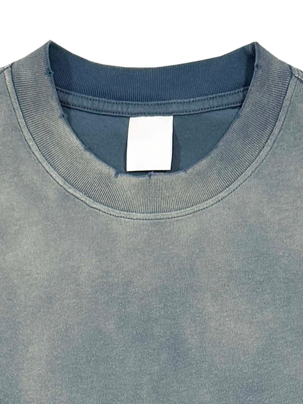 LUXURY TERMINAL - Hand-Frayed Sunfade T-Shirt