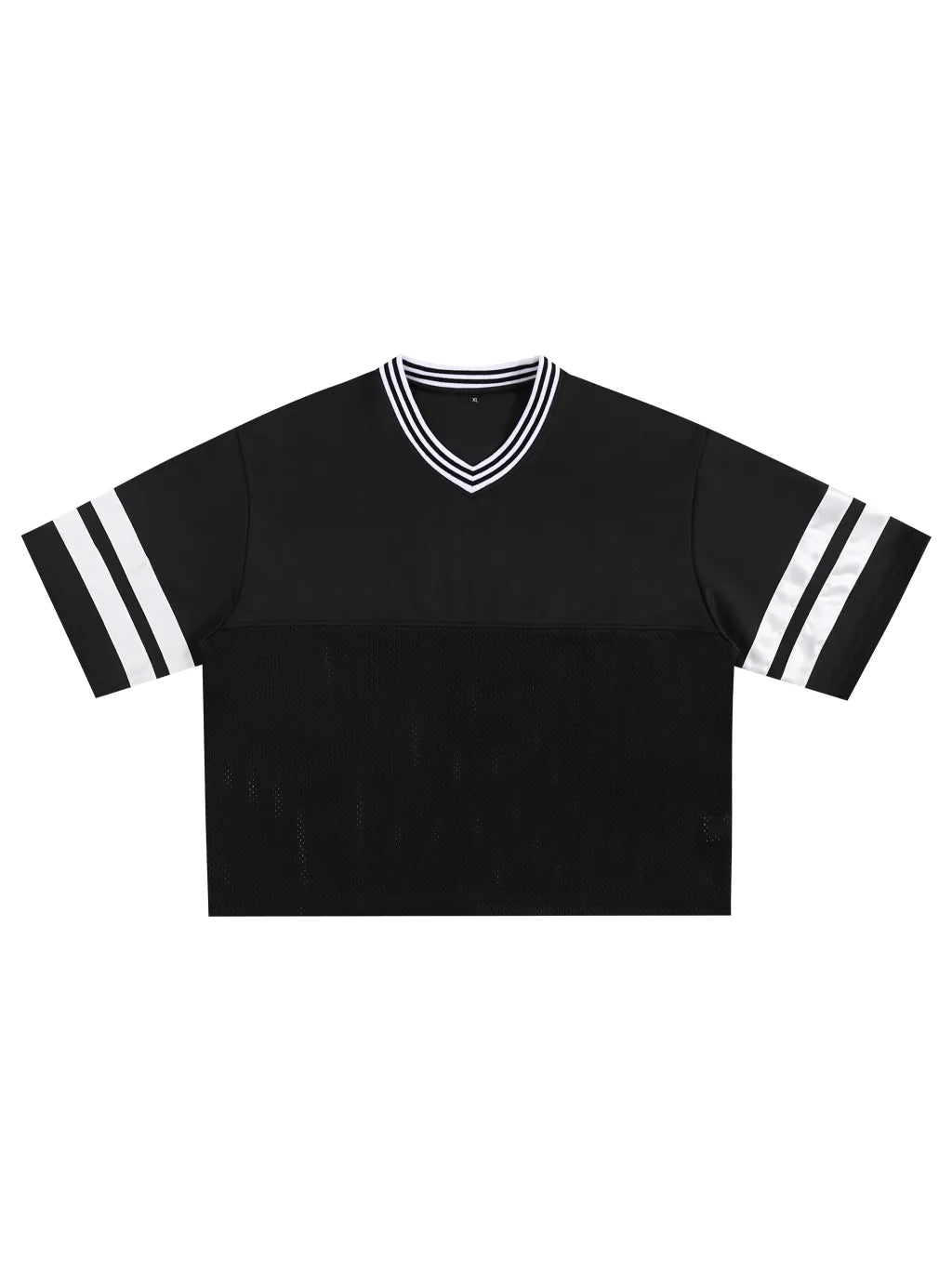 LUXURY TERMINAL - Taped Mesh Boxy T-Shirt