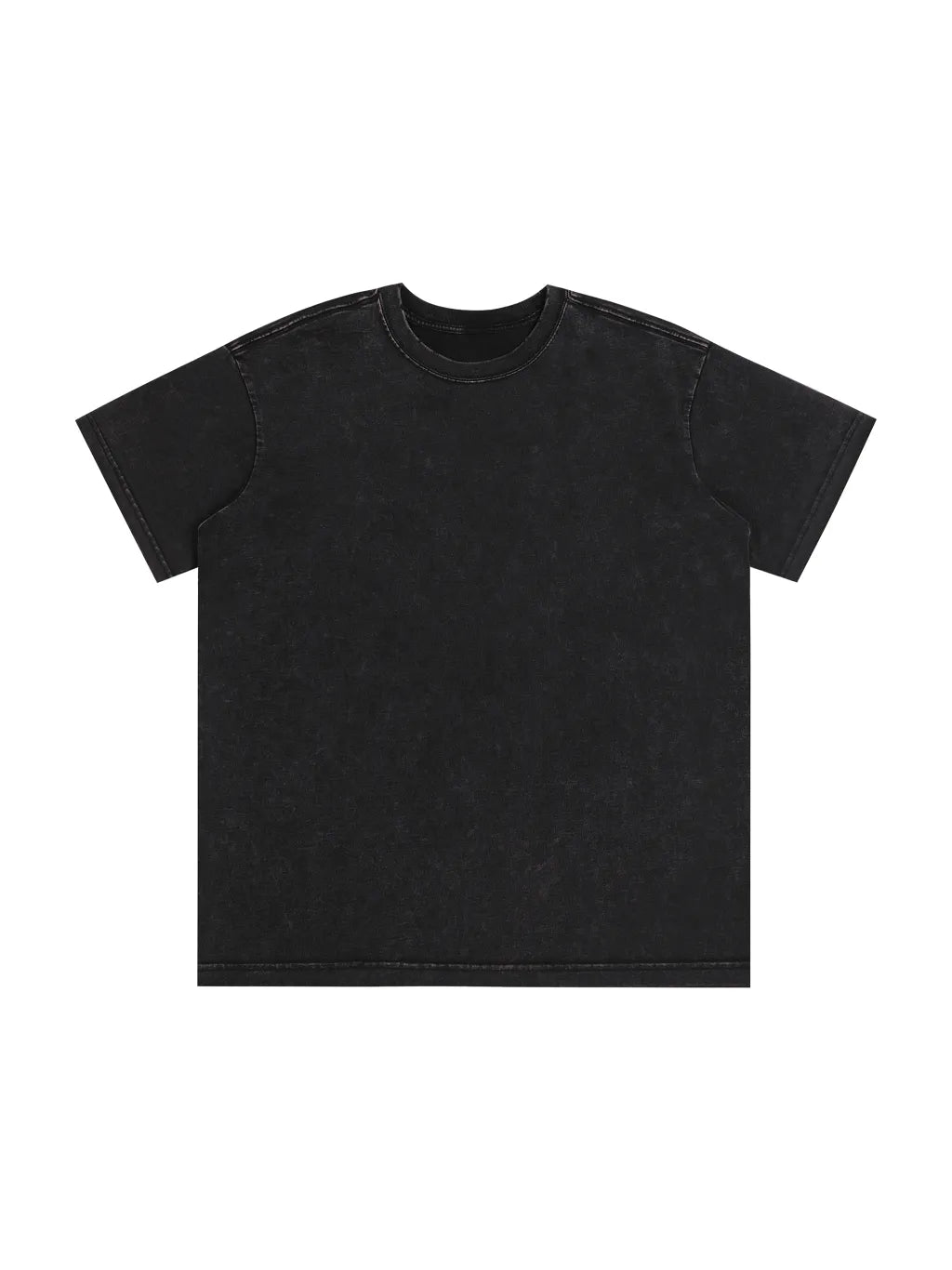 LUXURY TERMINAL - Vintage Washed Frayed Edge T-Shirt