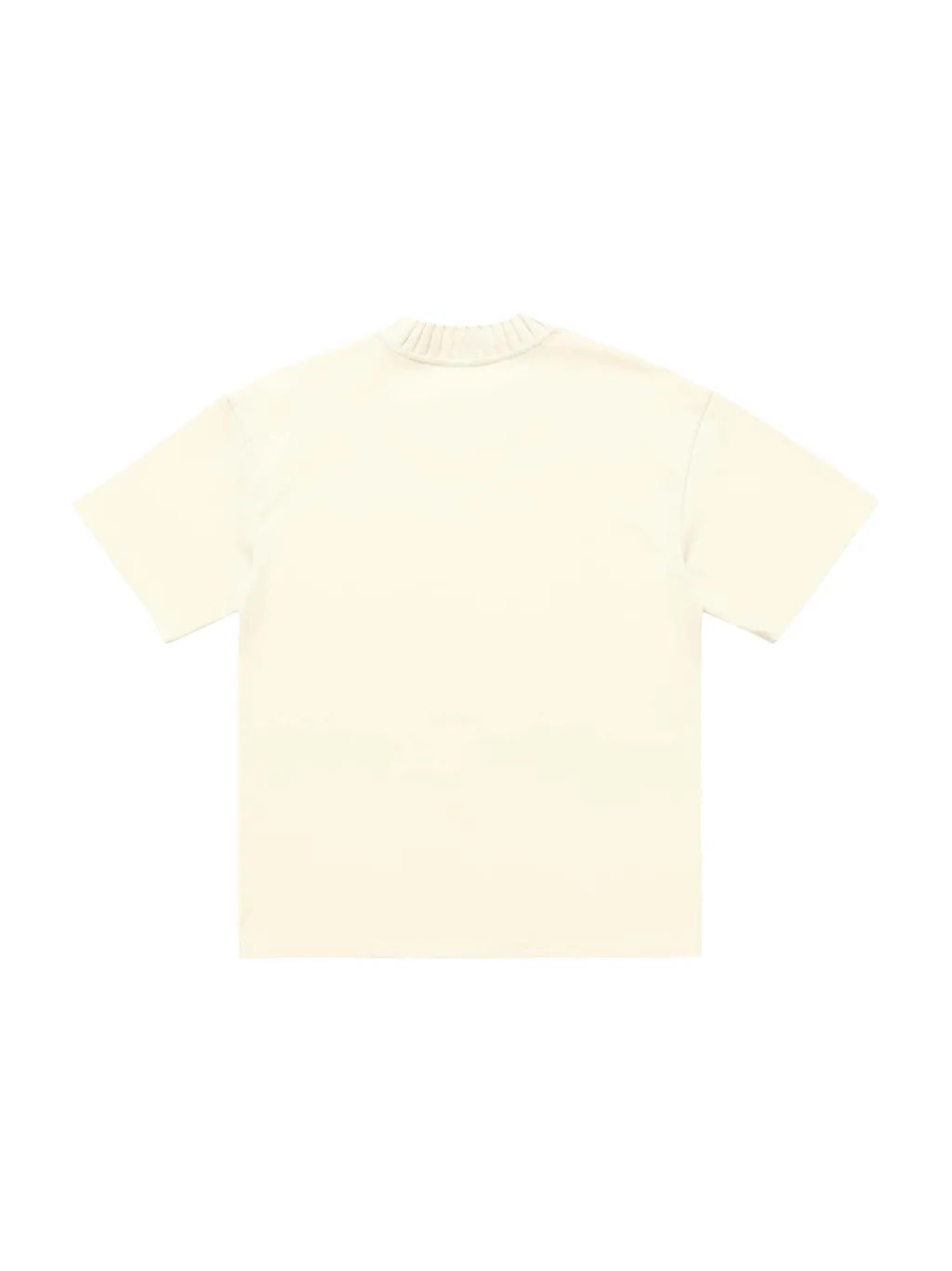 LUXURY TERMINAL - Heavyweight Knitted Round Neck T-Shirt