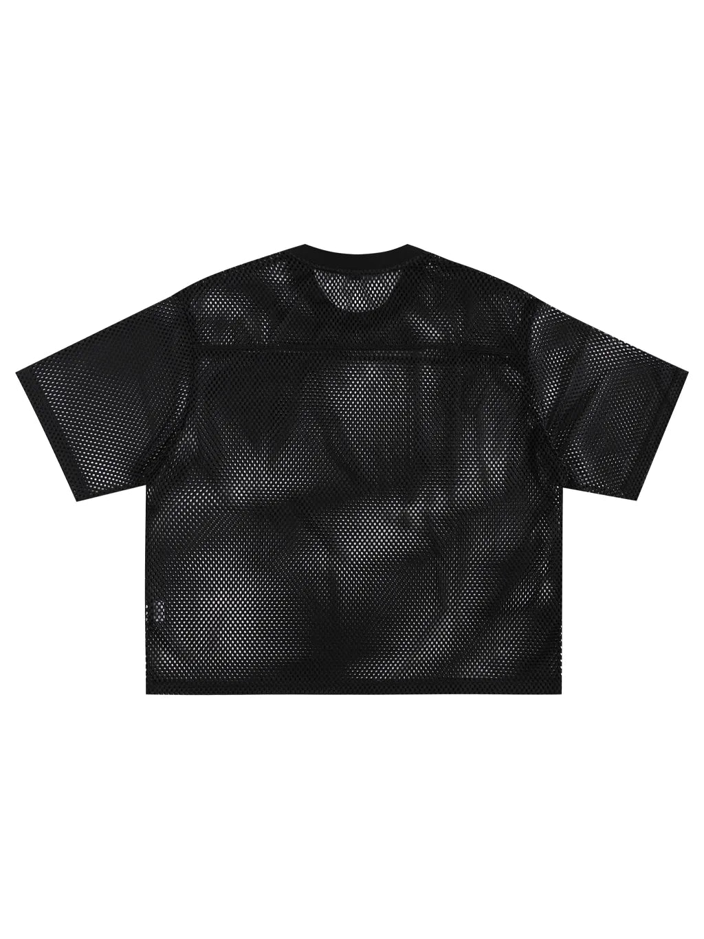 LUXURY TERMINAL - See-through Boxy Net T-Shirt