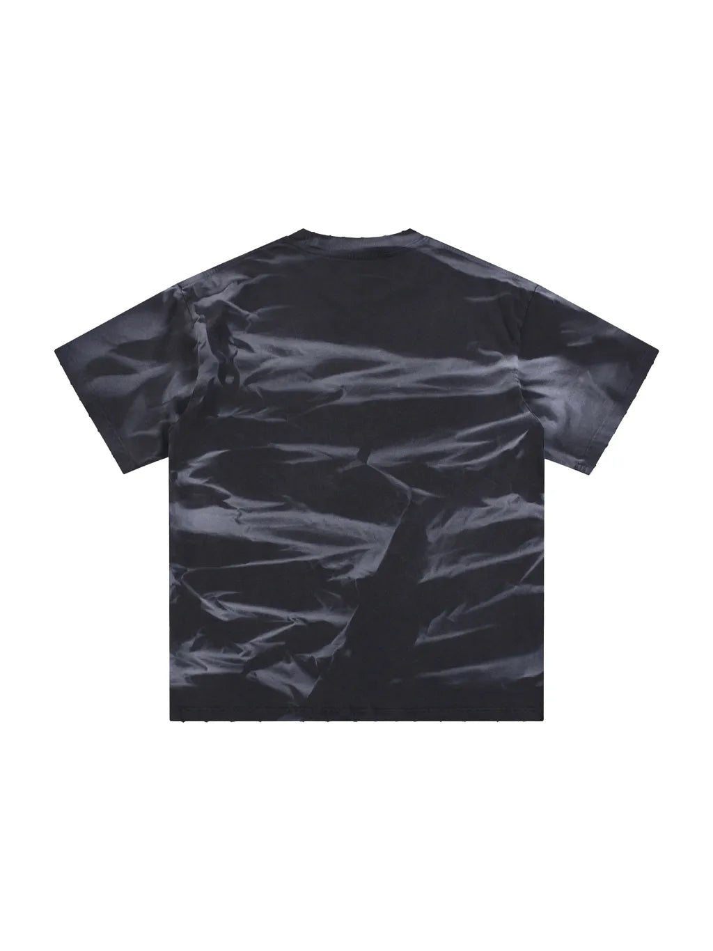 LUXURY TERMINAL - Irregular Stripe Frayed Edge T-Shirt