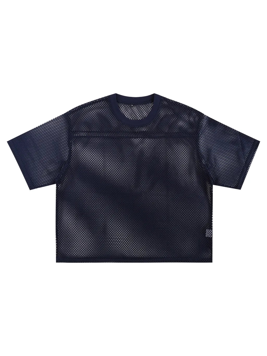 LUXURY TERMINAL - See-through Boxy Net T-Shirt