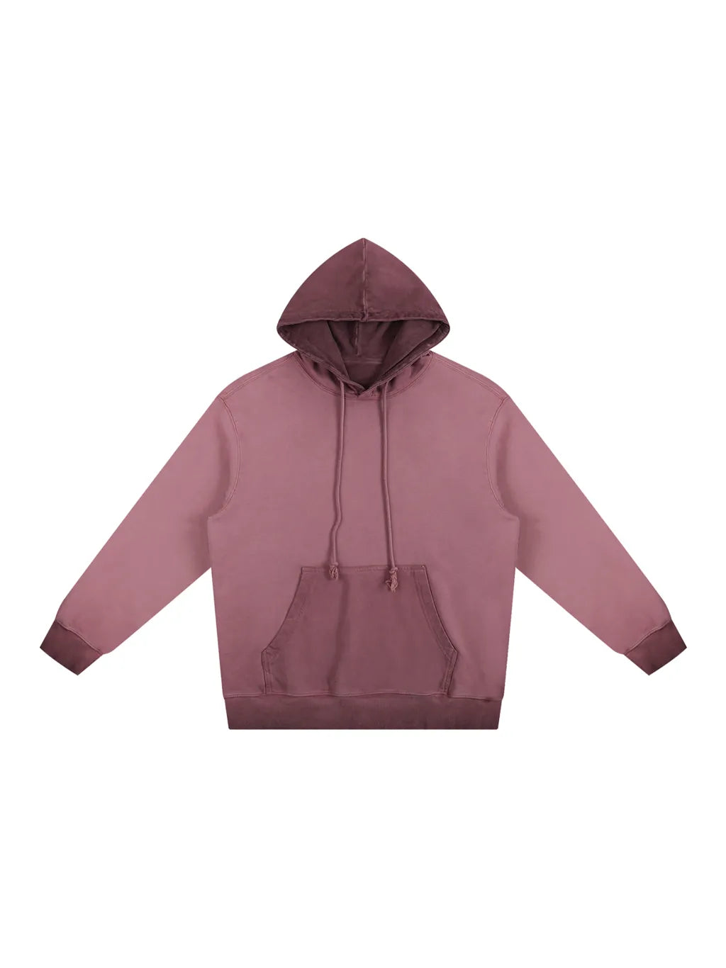 LUXURY TERMINAL - Ombre Stone Washed Colorpointed Hoodie