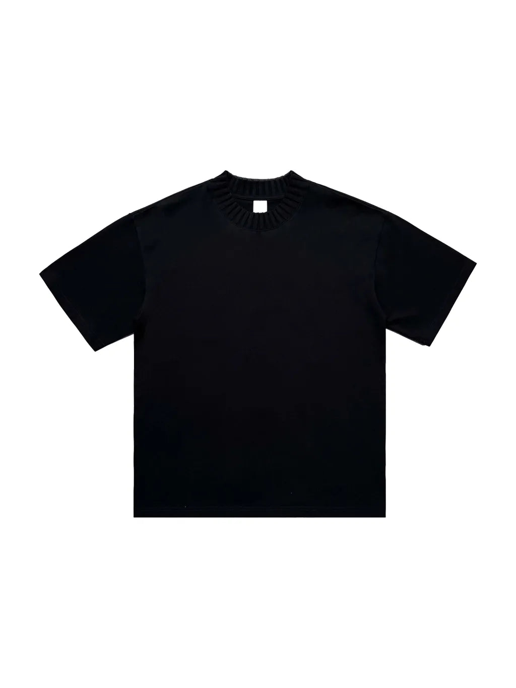 LUXURY TERMINAL - Heavyweight Knitted Round Neck T-Shirt