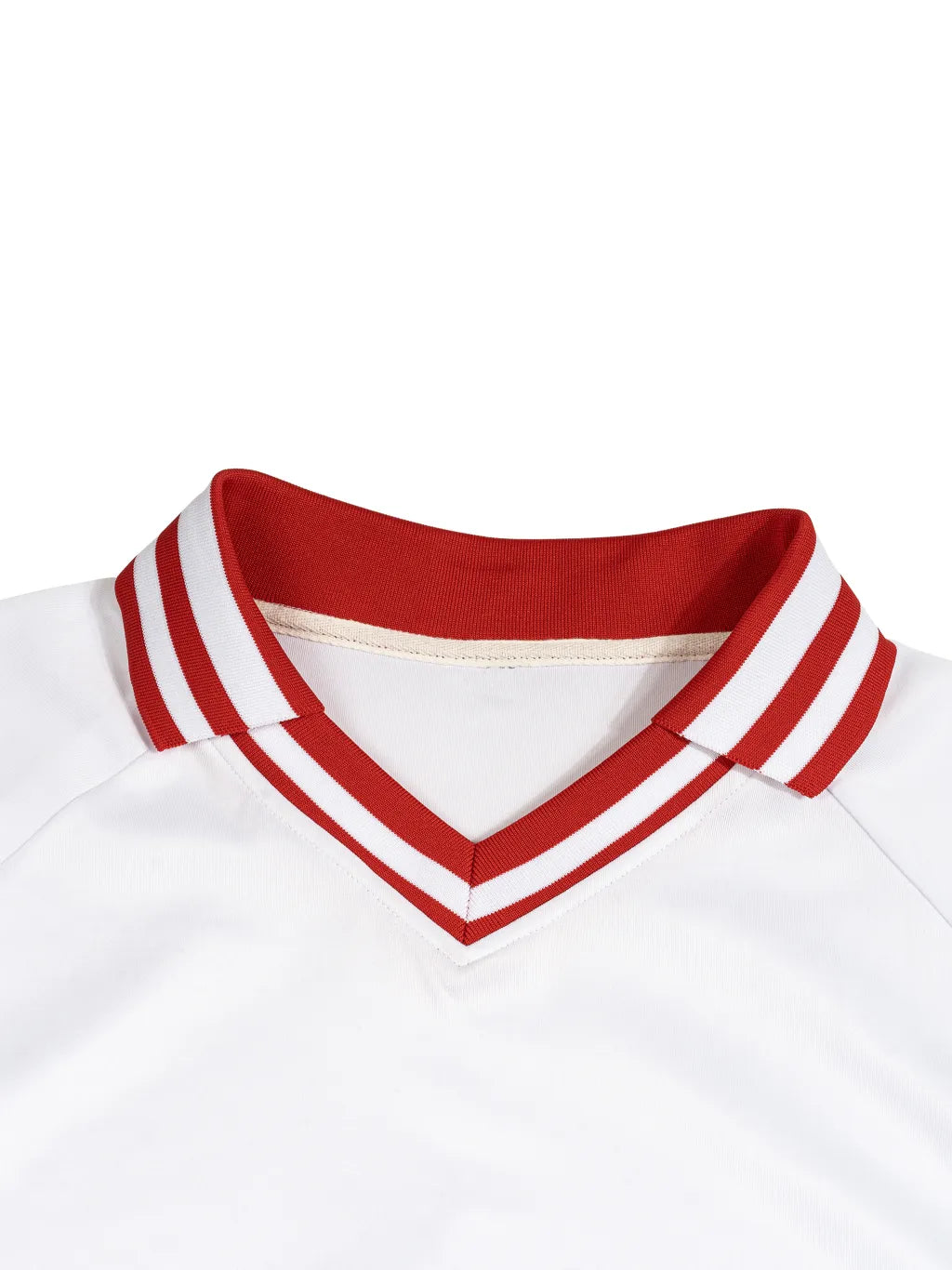 LUXURY TERMINAL - Contrast Lapel Collar Boxy T-Shirt