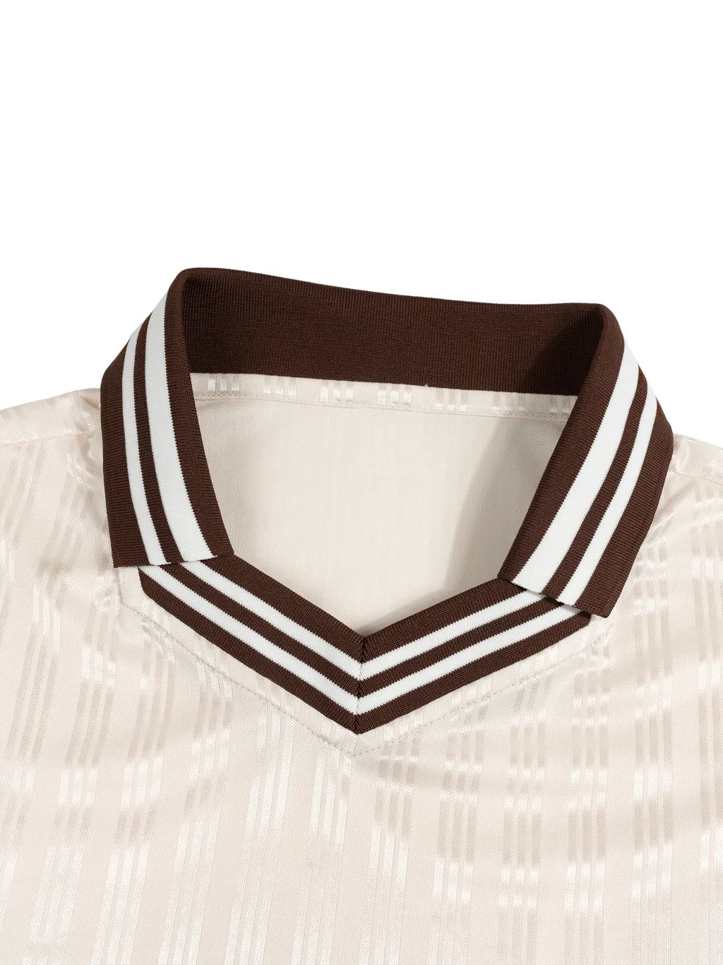 LUXURY TERMINAL - Contrast Stripes Polo Collar T-Shirt