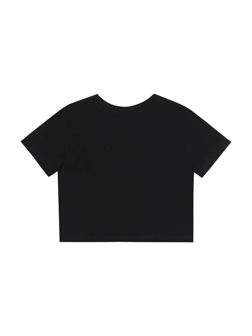 LUXURY TERMINAL - Fitted Crop Cotton T-Shirt