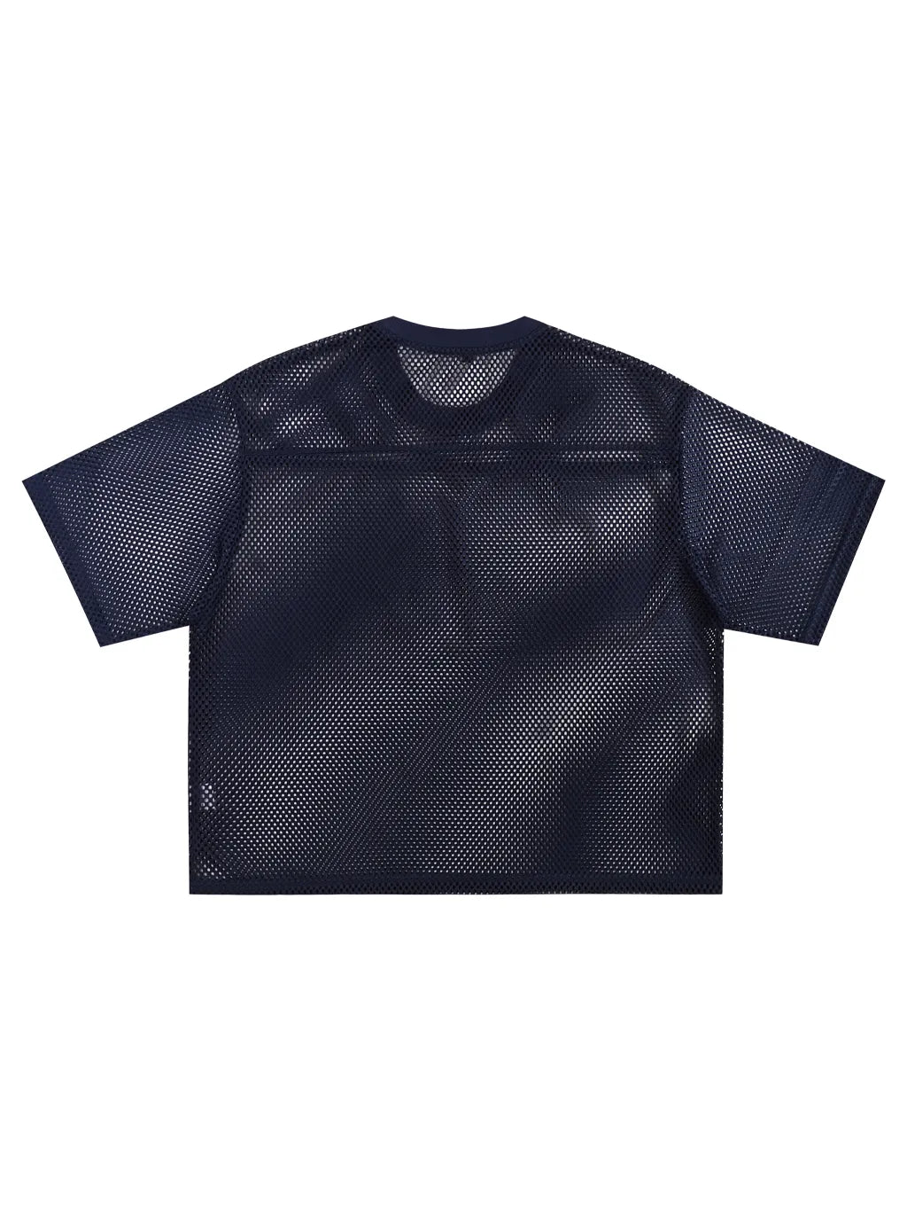 LUXURY TERMINAL - See-through Boxy Net T-Shirt
