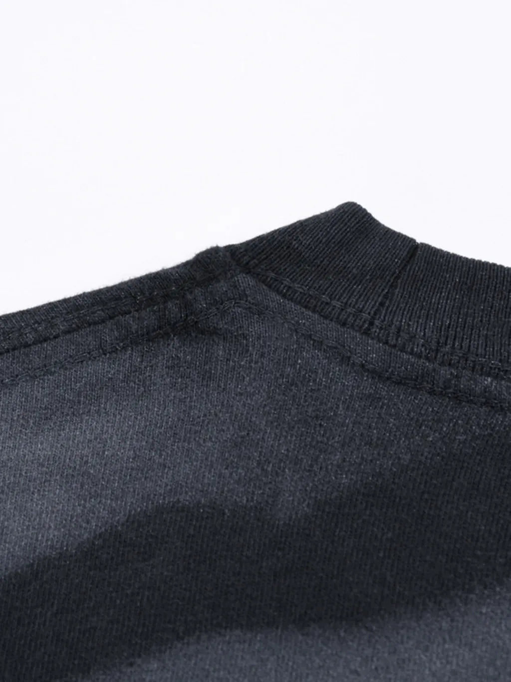 LUXURY TERMINAL - Irregular Stripe Frayed Edge T-Shirt