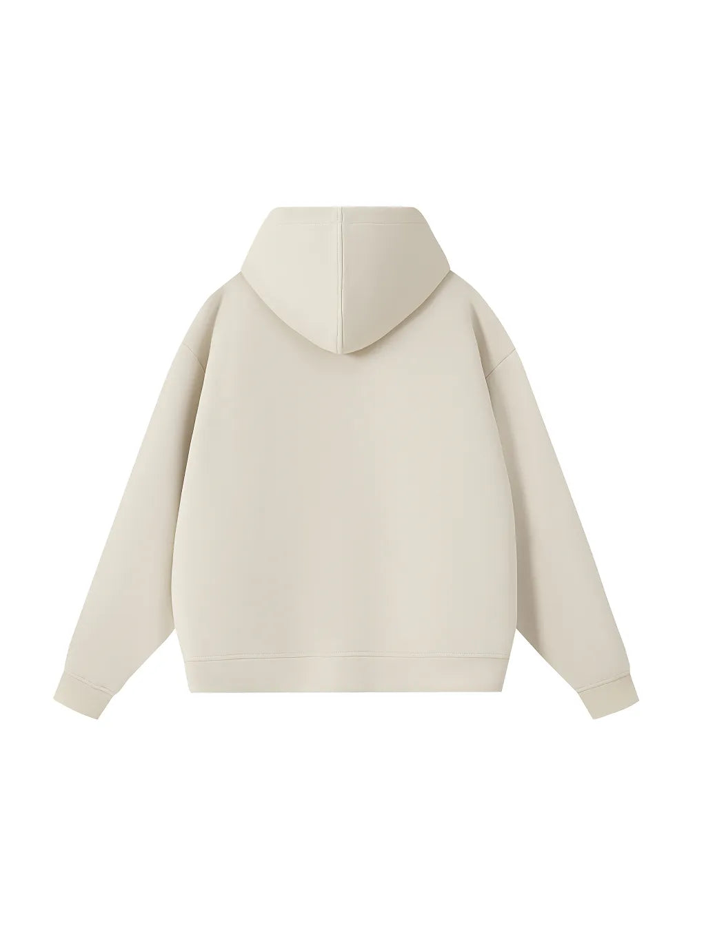 LUXURY TERMINAL - Essential Heavyweight High Neck Zip-Up Hoodie