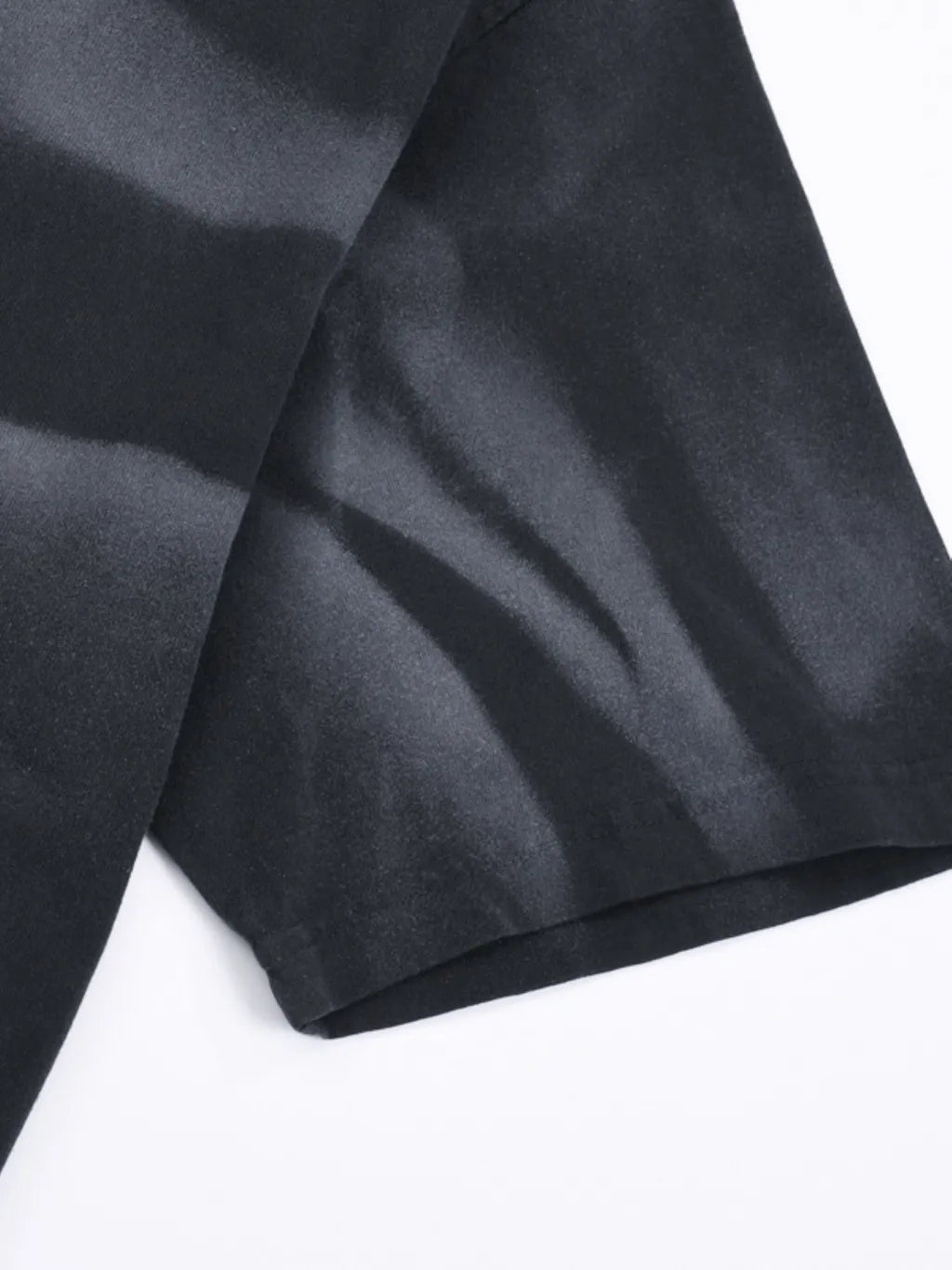 LUXURY TERMINAL - Irregular Stripe Frayed Edge T-Shirt