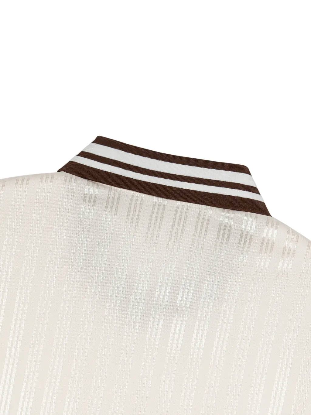 LUXURY TERMINAL - Contrast Stripes Polo Collar T-Shirt