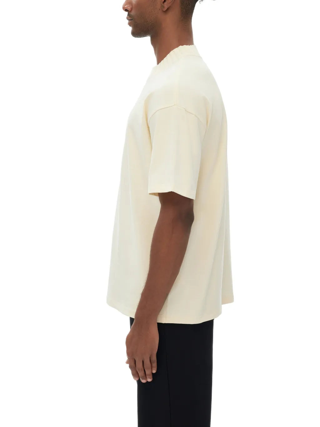 LUXURY TERMINAL - Heavyweight Knitted Round Neck T-Shirt