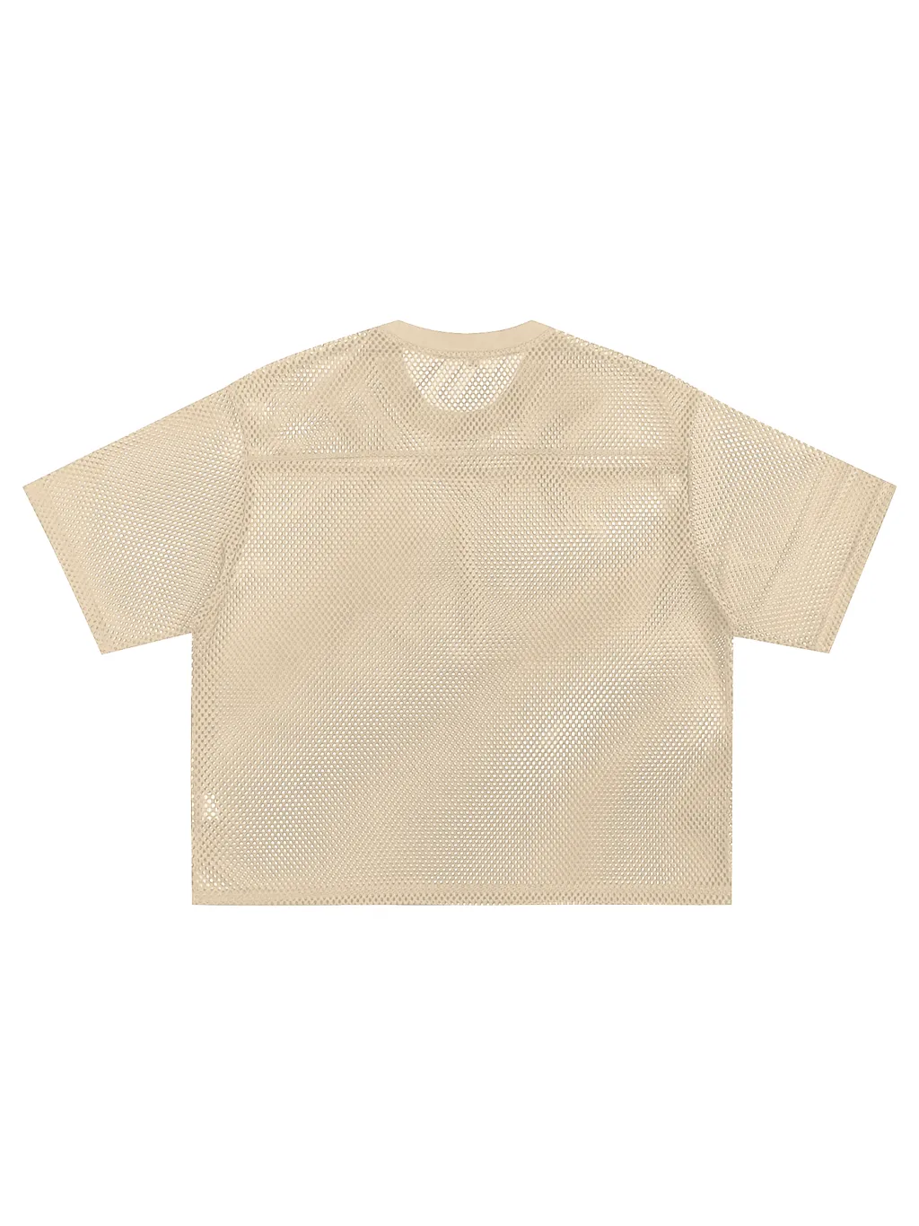 LUXURY TERMINAL - See-through Boxy Net T-Shirt