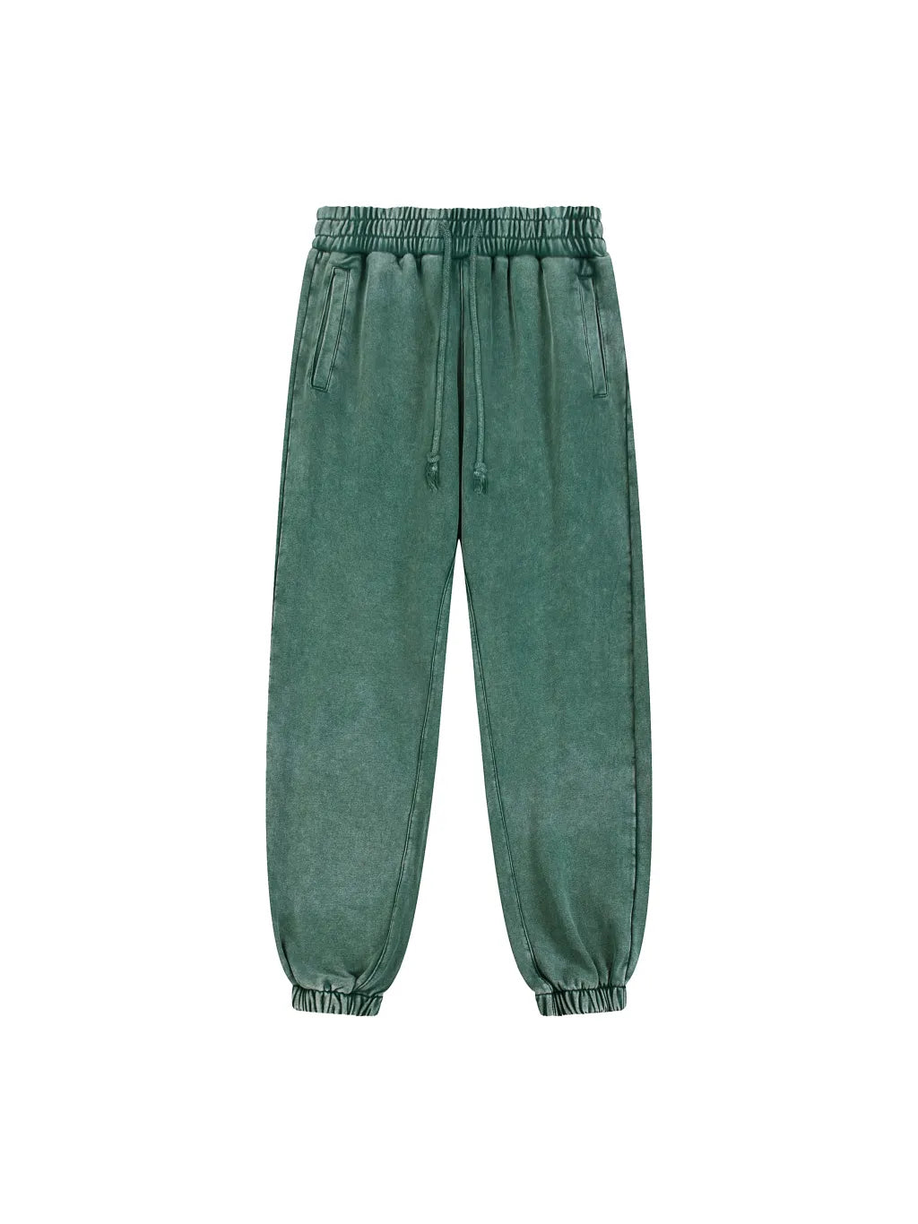 LUXURY TERMINAL - Snow Wash Heavyweight Jogged Sweatpants