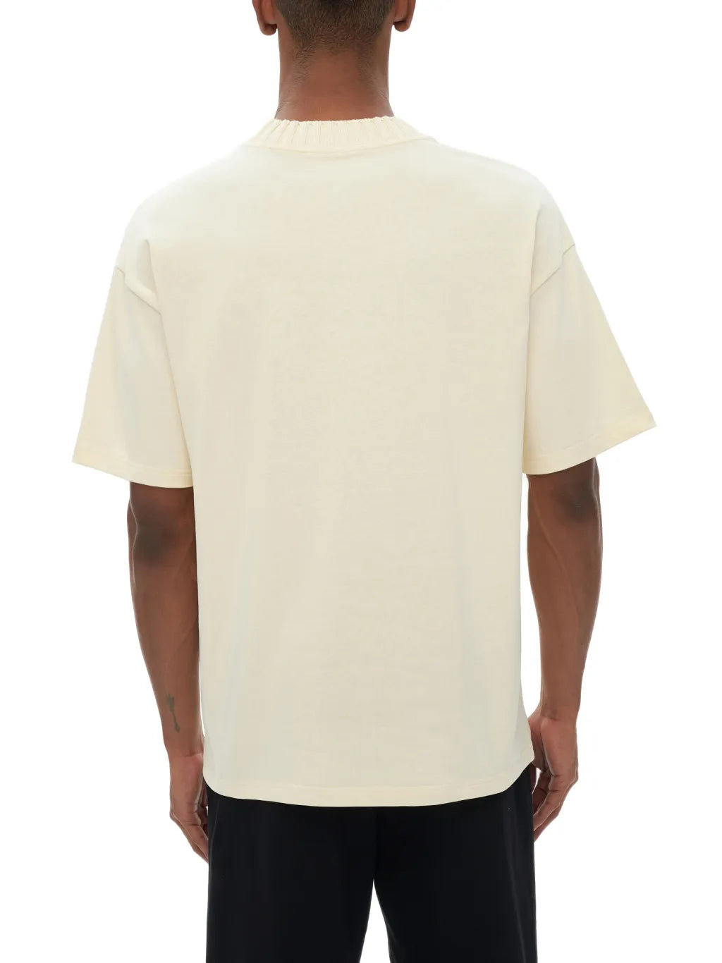 LUXURY TERMINAL - Heavyweight Knitted Round Neck T-Shirt