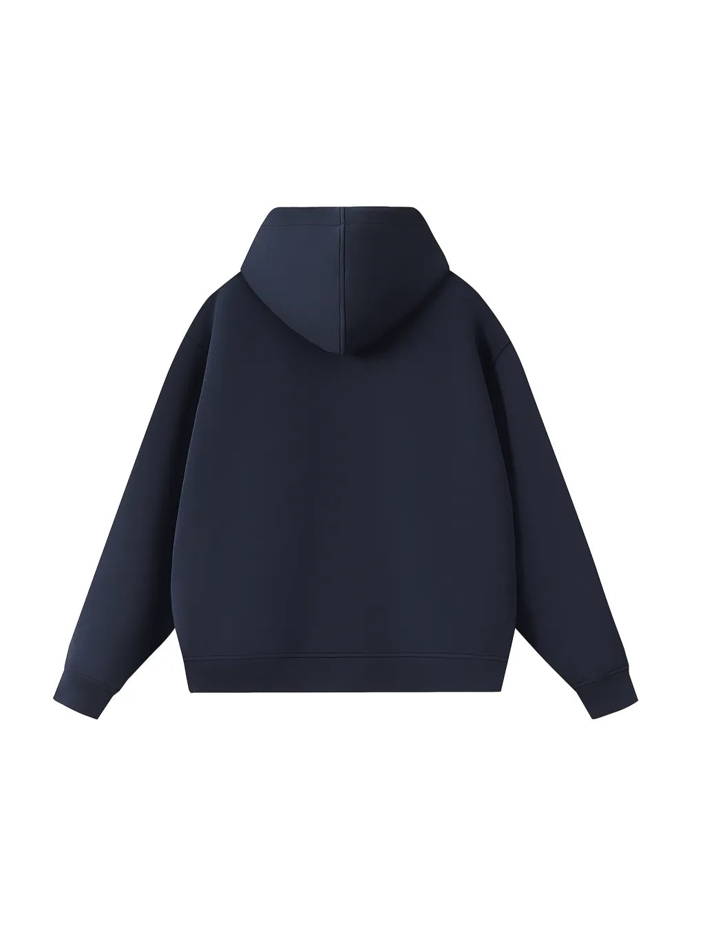 LUXURY TERMINAL - Essential Heavyweight High Neck Zip-Up Hoodie