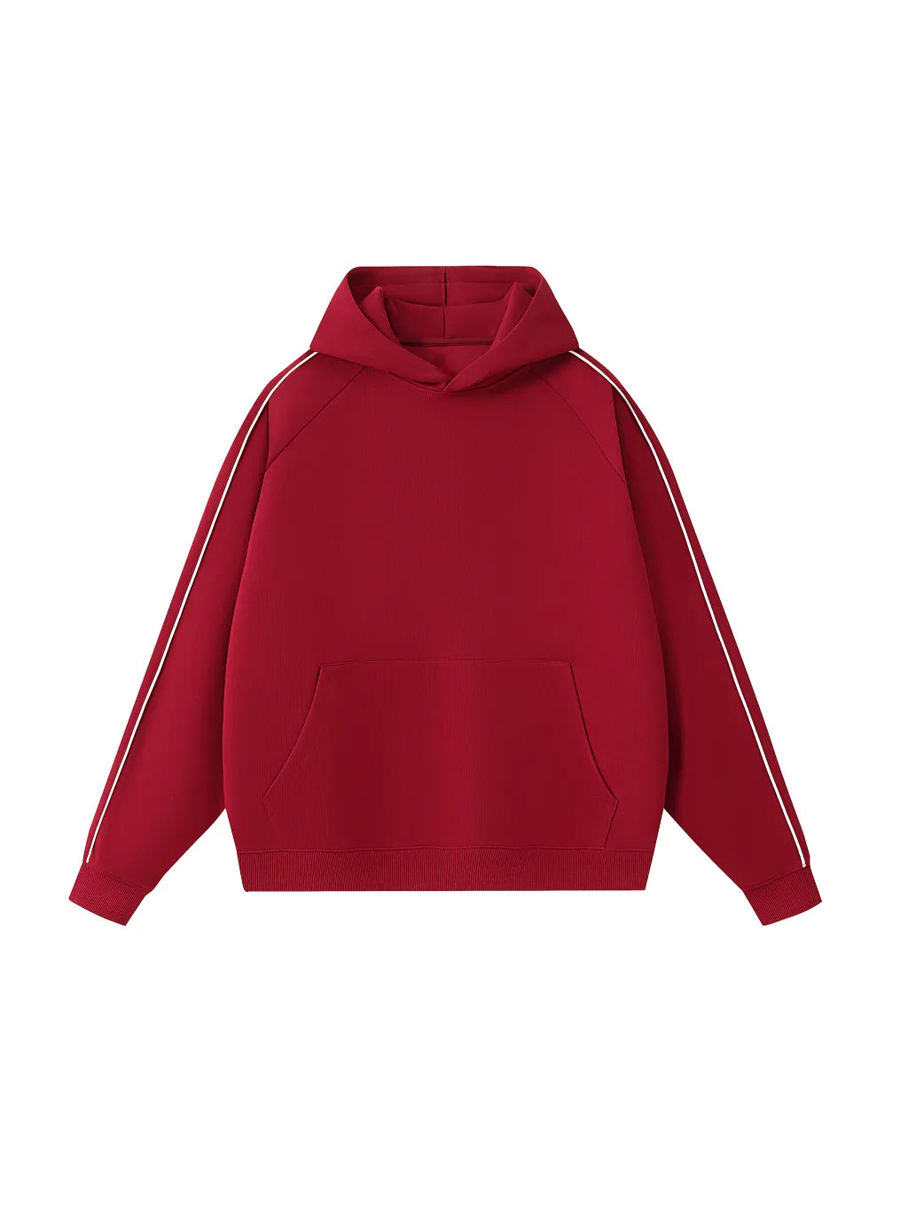 LUXURY TERMINAL - Contrast Piping Raglan Hoodie