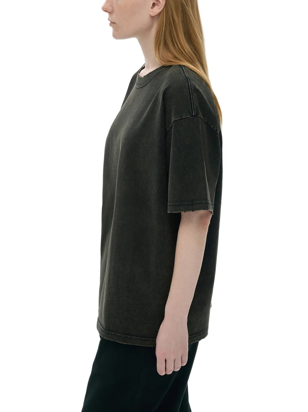 LUXURY TERMINAL - Vintage Washed Frayed Edge T-Shirt