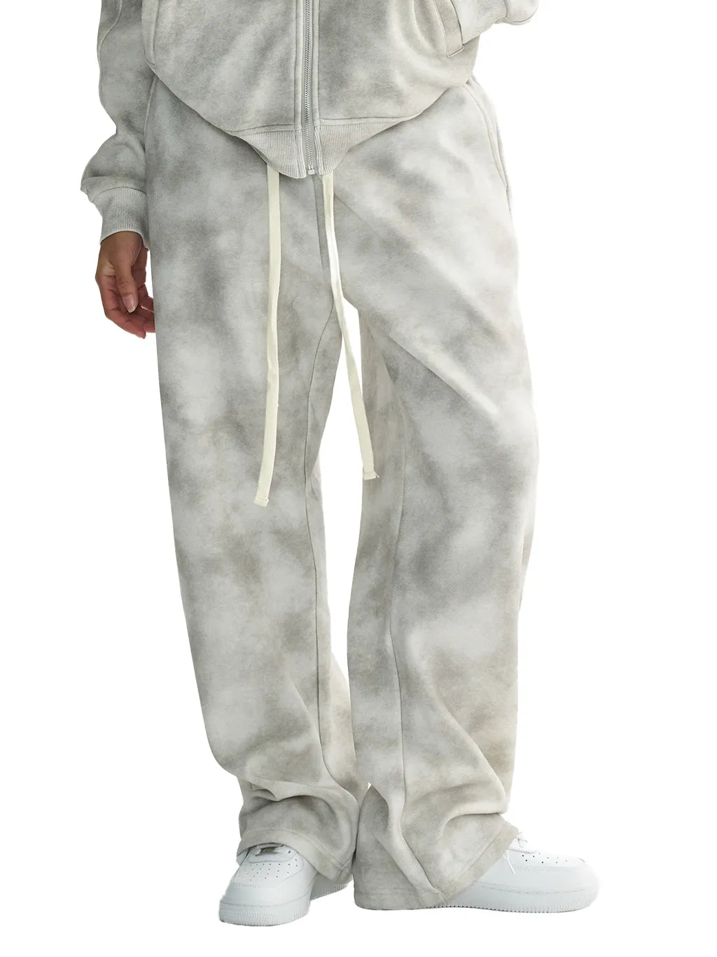 LUXURY TERMINAL - Dirty Washed Fleece Sweatpants