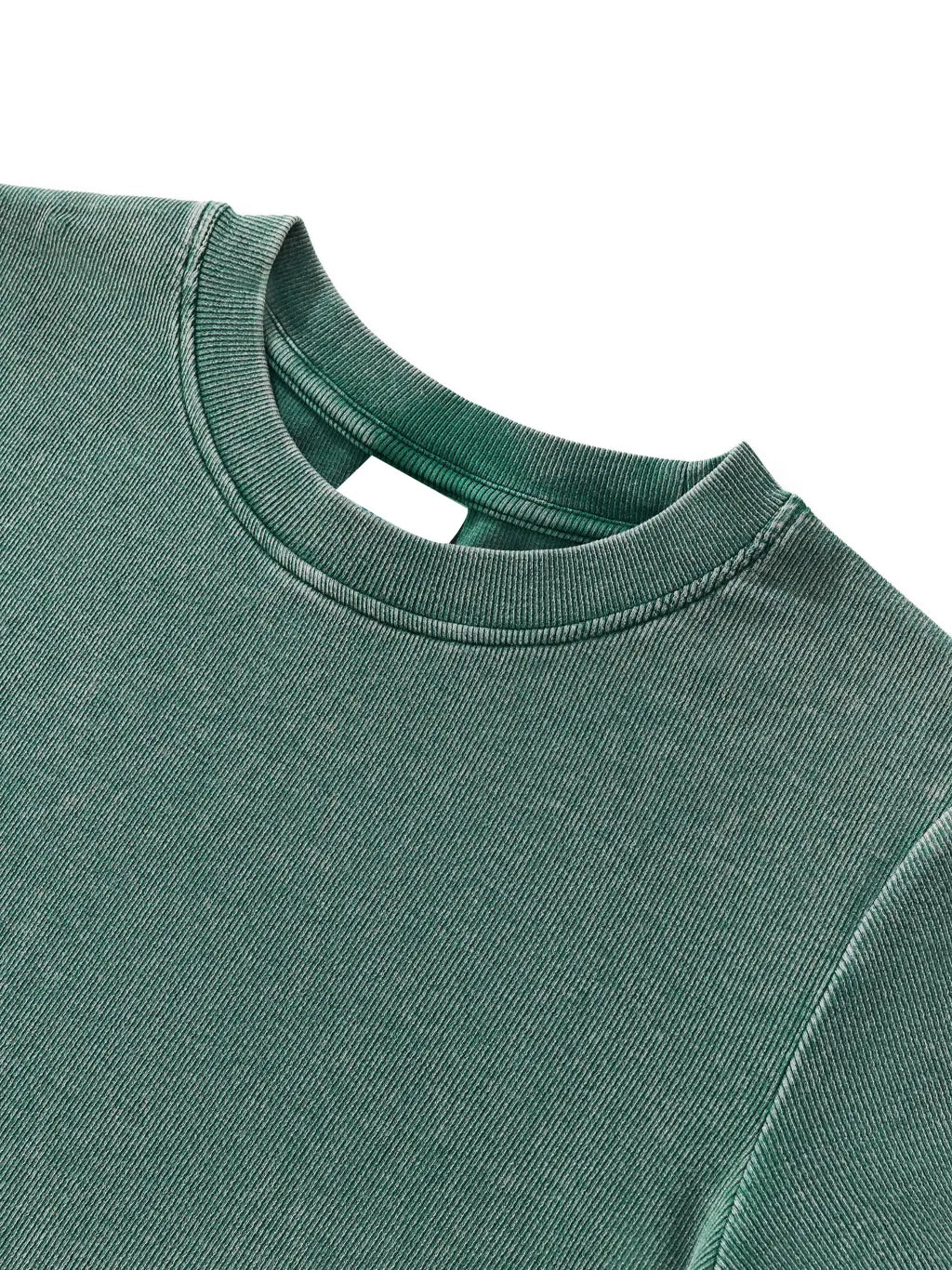 LUXURY TERMINAL - Vintage Washed Bodycon Cotton T-Shirt