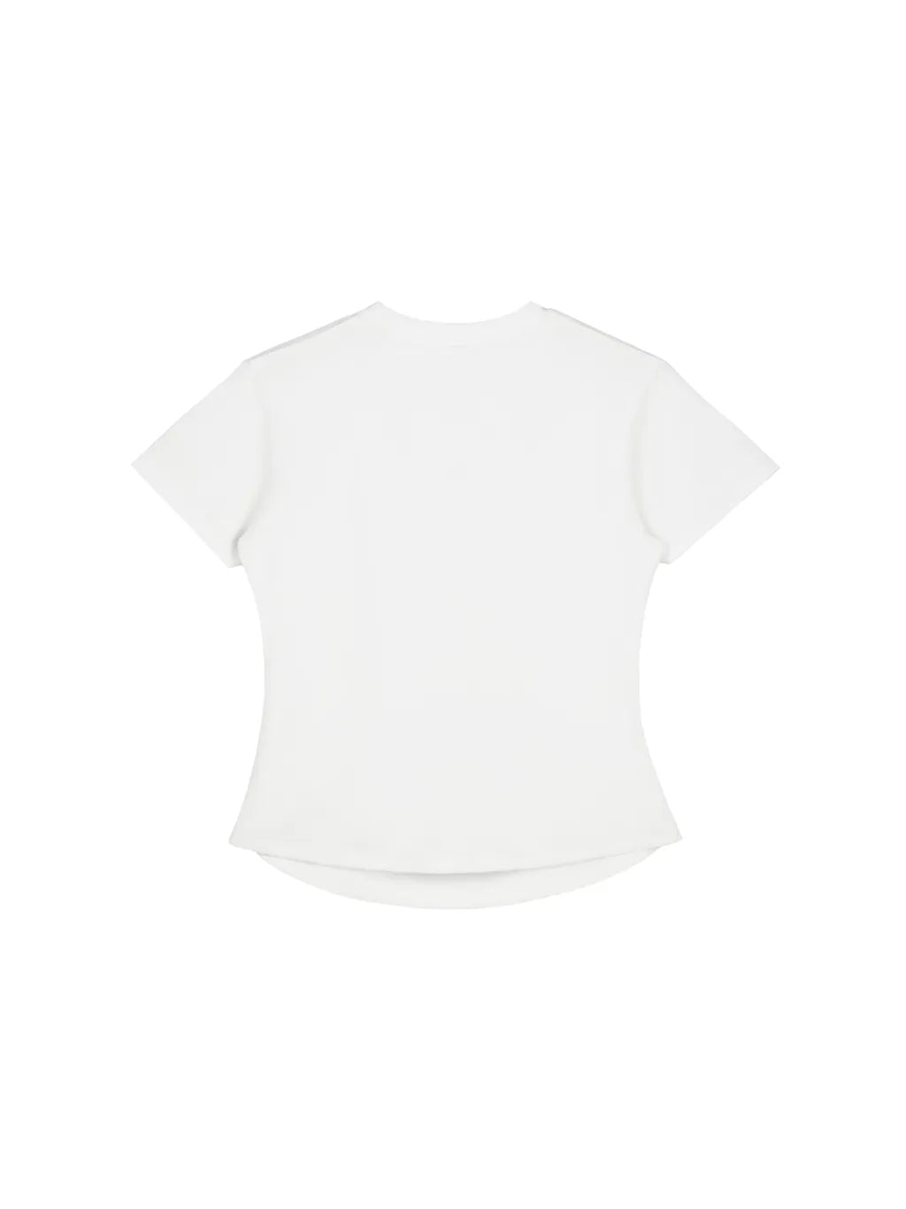 LUXURY TERMINAL - Vintage Washed Bodycon Cotton T-Shirt