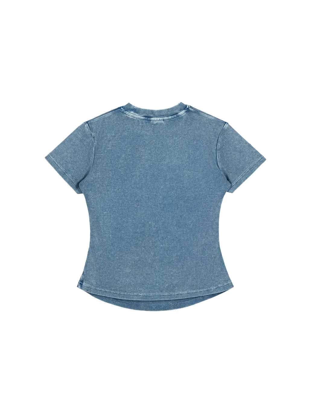 LUXURY TERMINAL - Vintage Washed Bodycon Cotton T-Shirt