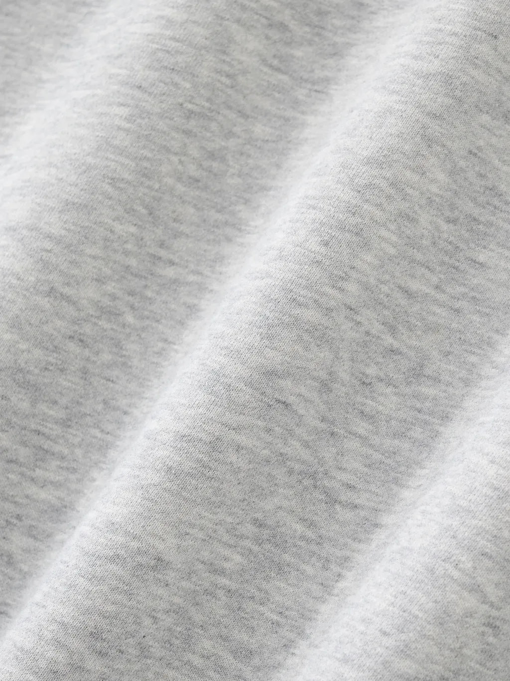 LUXURY TERMINAL - Essential Fleece Mid-Neck Crew Sweatshirt
