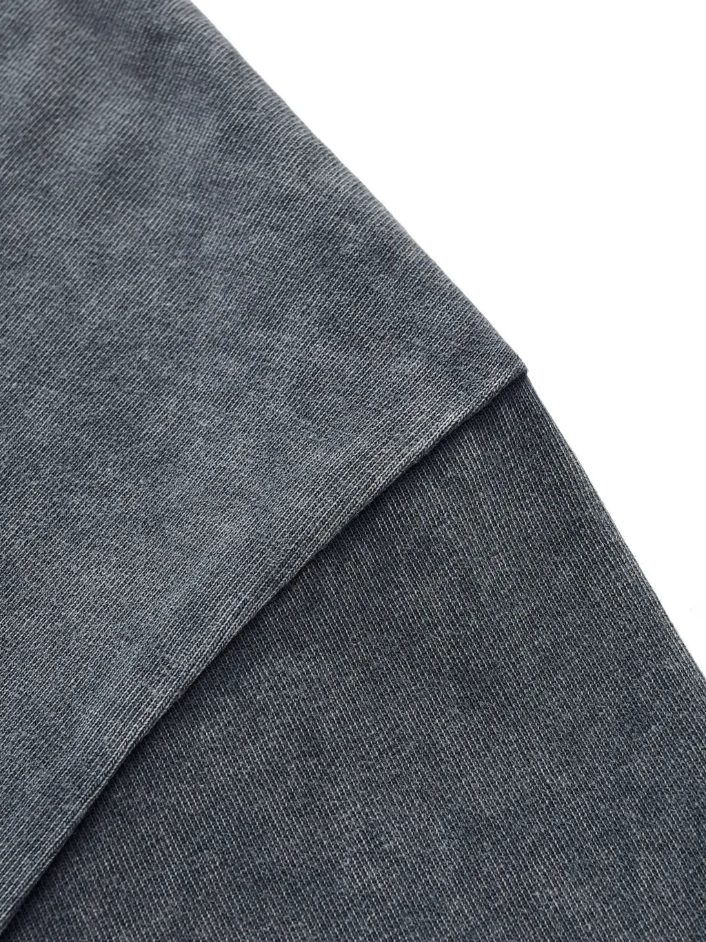LUXURY TERMINAL - Snow Wash Raw-Hem Boxy T-shirt