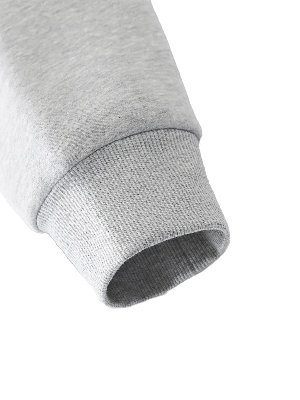 LUXURY TERMINAL - Essential Fleece Mid-Neck Crew Sweatshirt