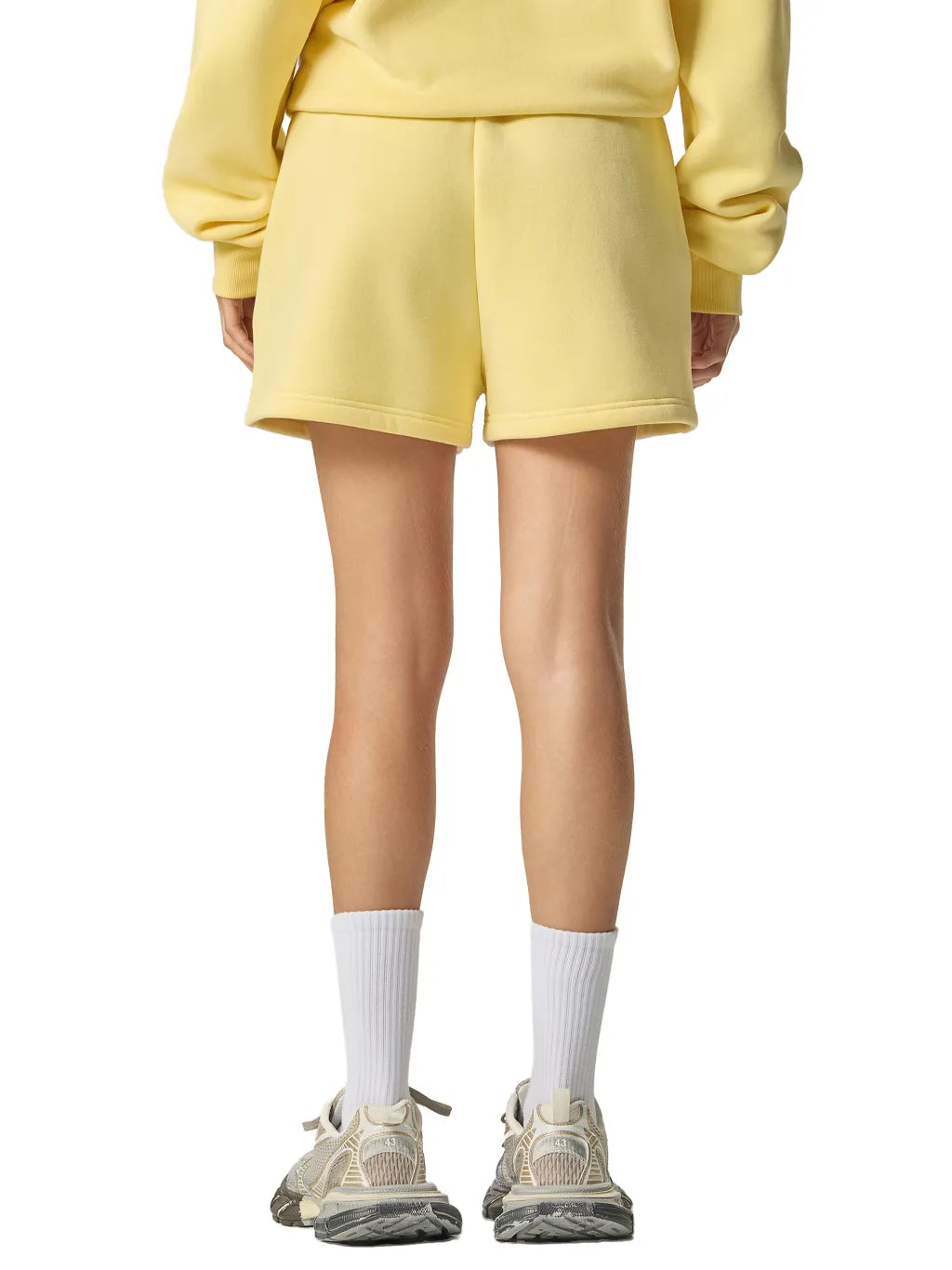 LUXURY TERMINAL - Essential Fleece Drawstring Sweatshorts