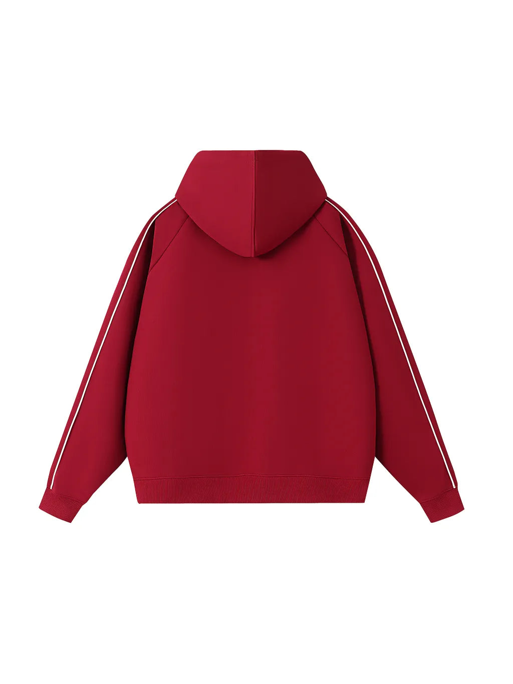 LUXURY TERMINAL - Contrast Piping Raglan Hoodie